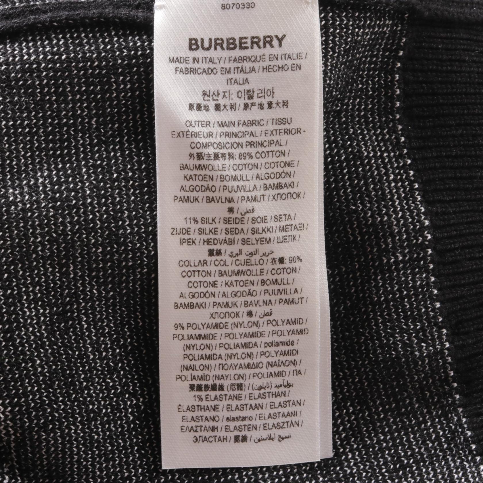 Burberry Cotton EKD Knit Polo Shirt