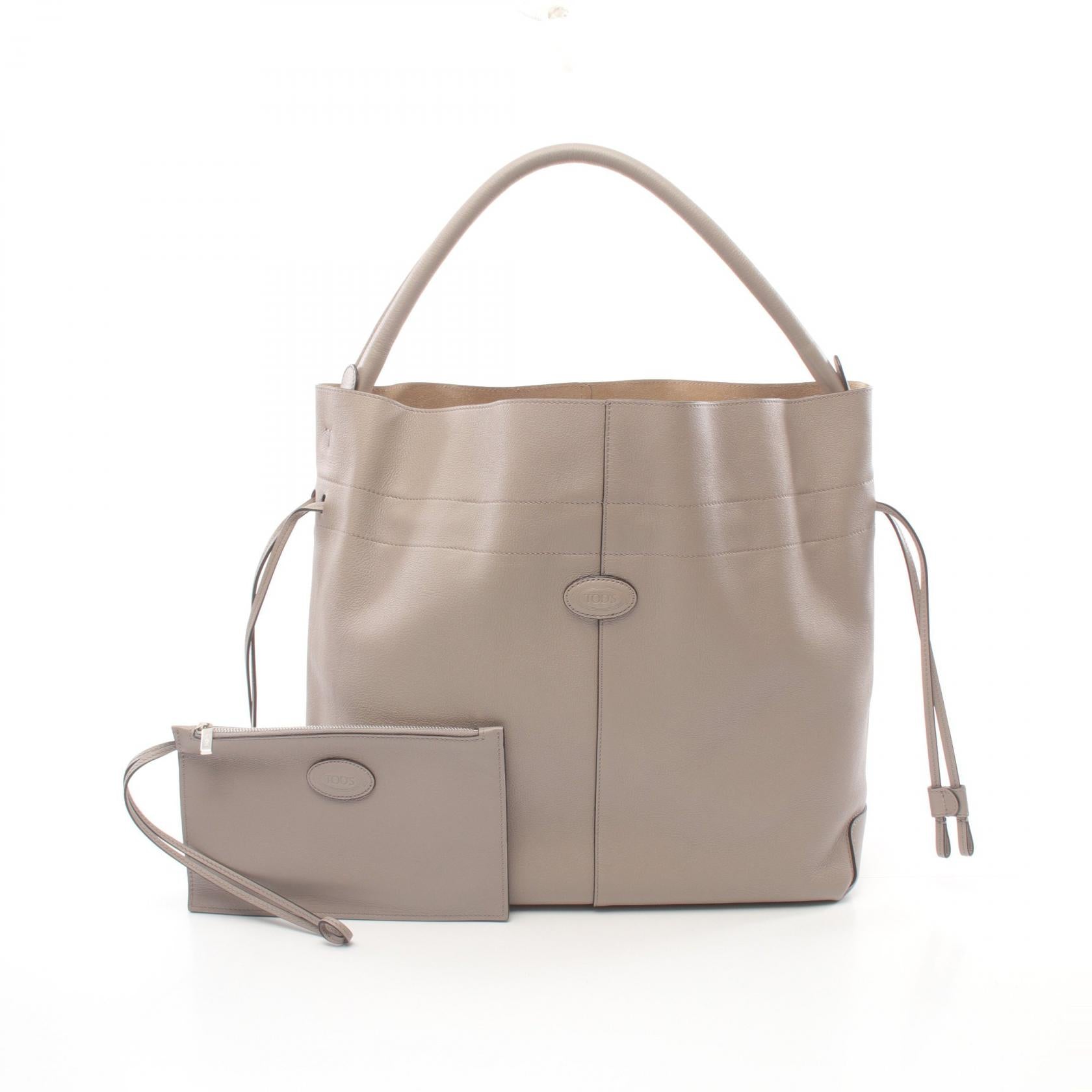 Tod's Leather Di Medium Tote Bag