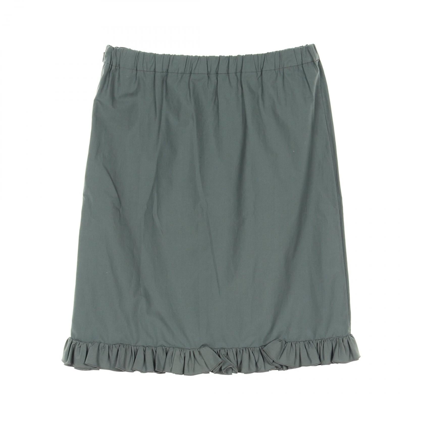 Marni Cotton Skirt for Women Green