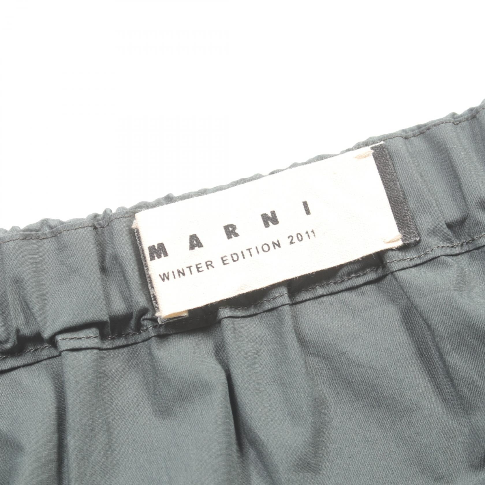 Marni Cotton Skirt for Women Green