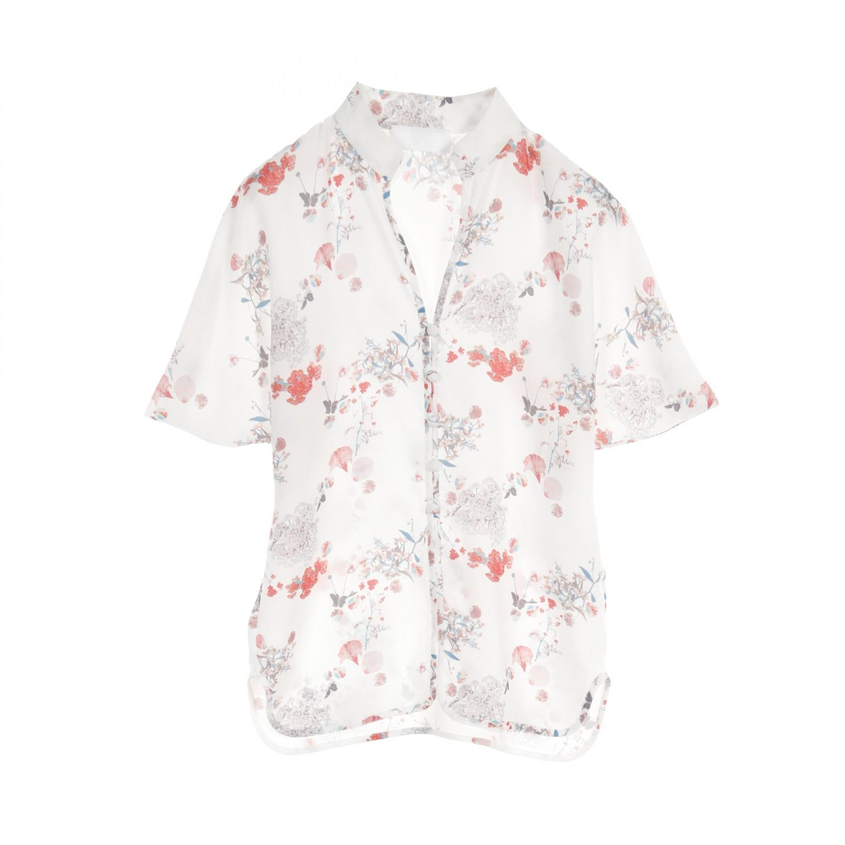 Mame Kurogouchi Women's Blouse Polyester White Multi