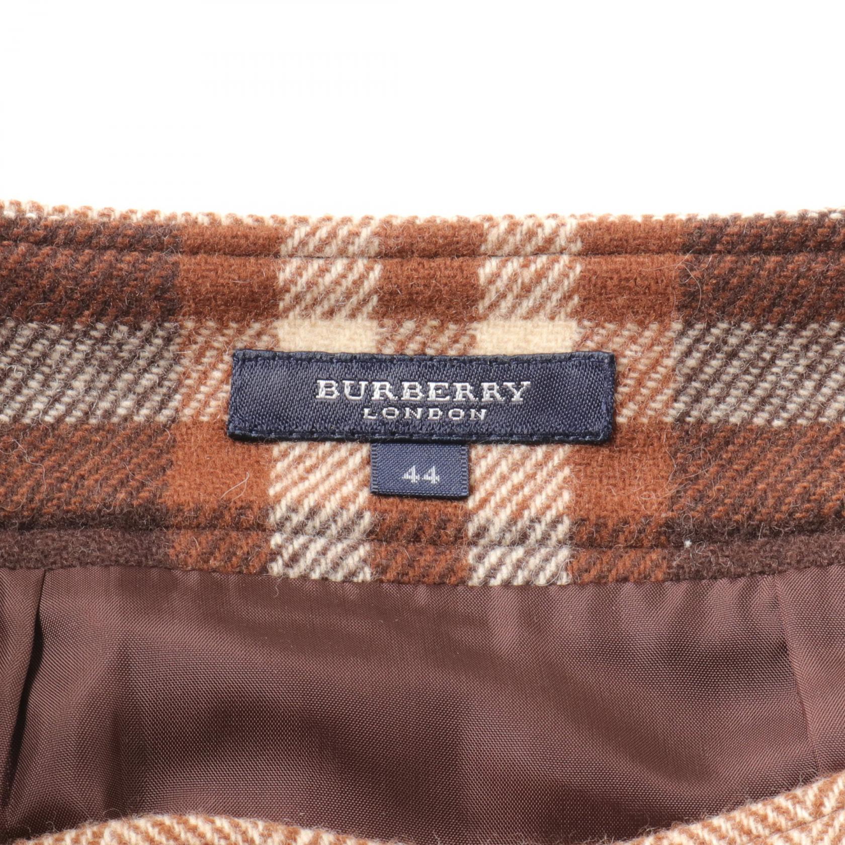 Burberry Wool Cashmere Skirt Beige