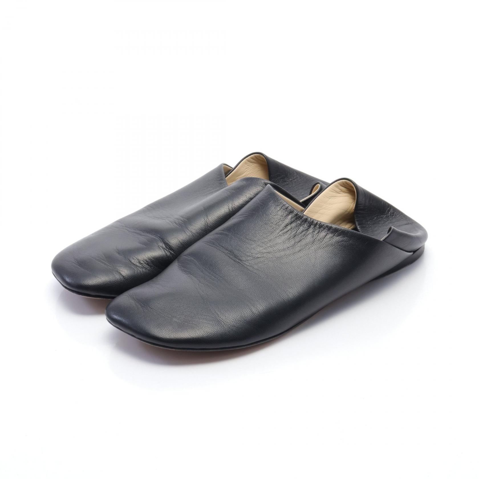 Loewe Leather Toy Slipper Shoes Black