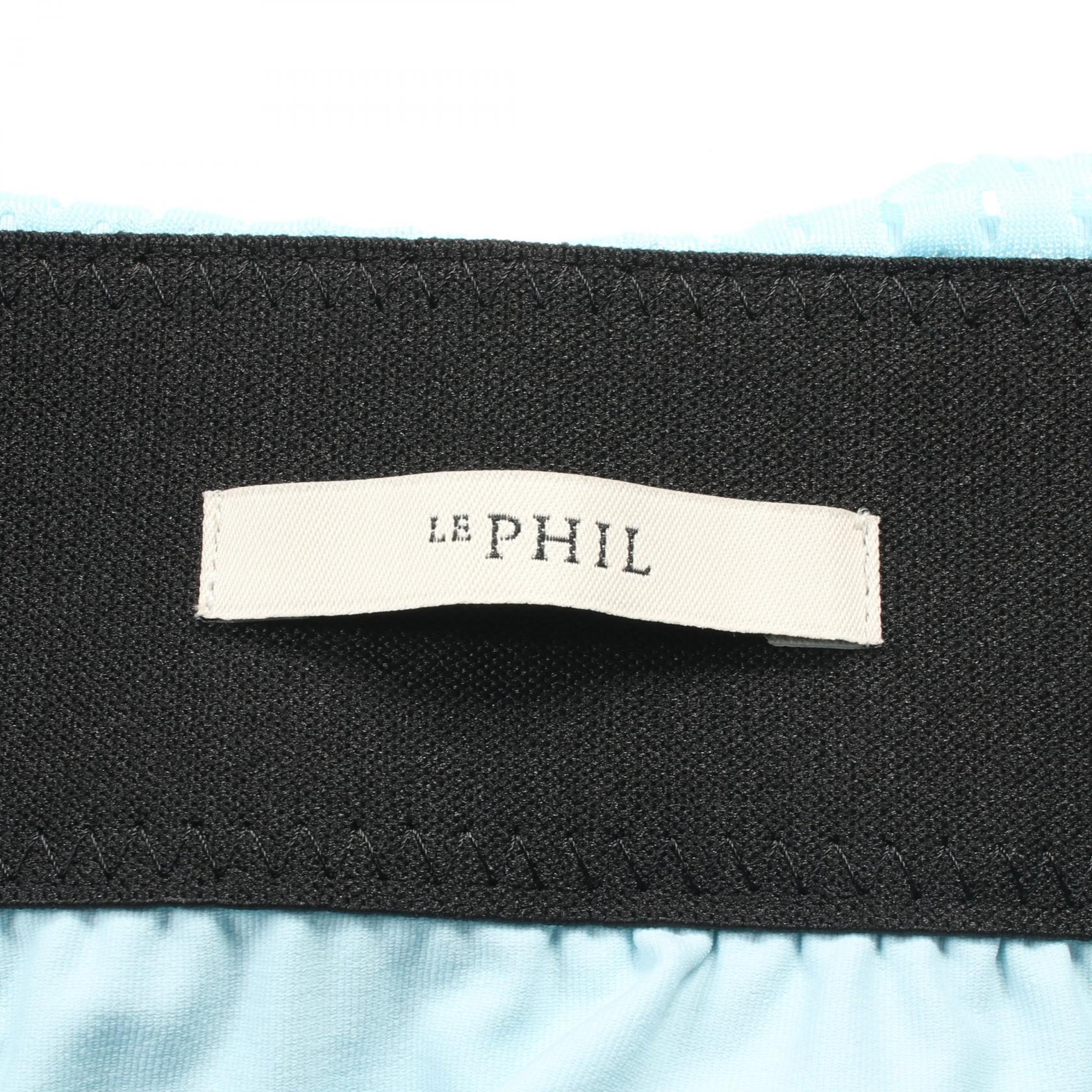 LE PHIL Skirt Cupro/Polyester Blue