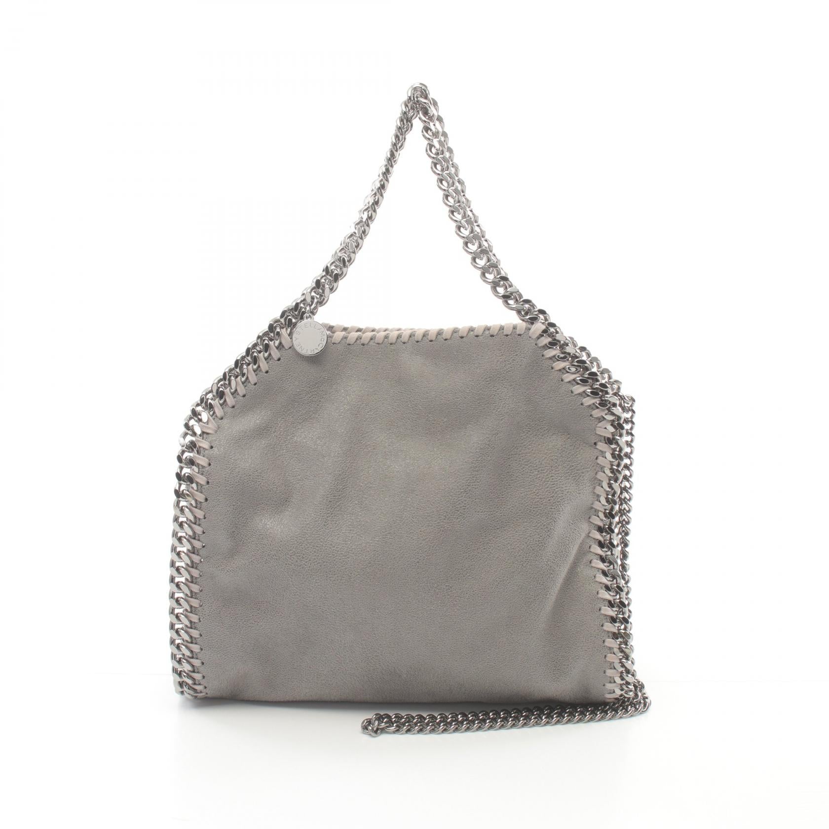 Stella McCartney Falabella Mini Shoulder Bag Gray