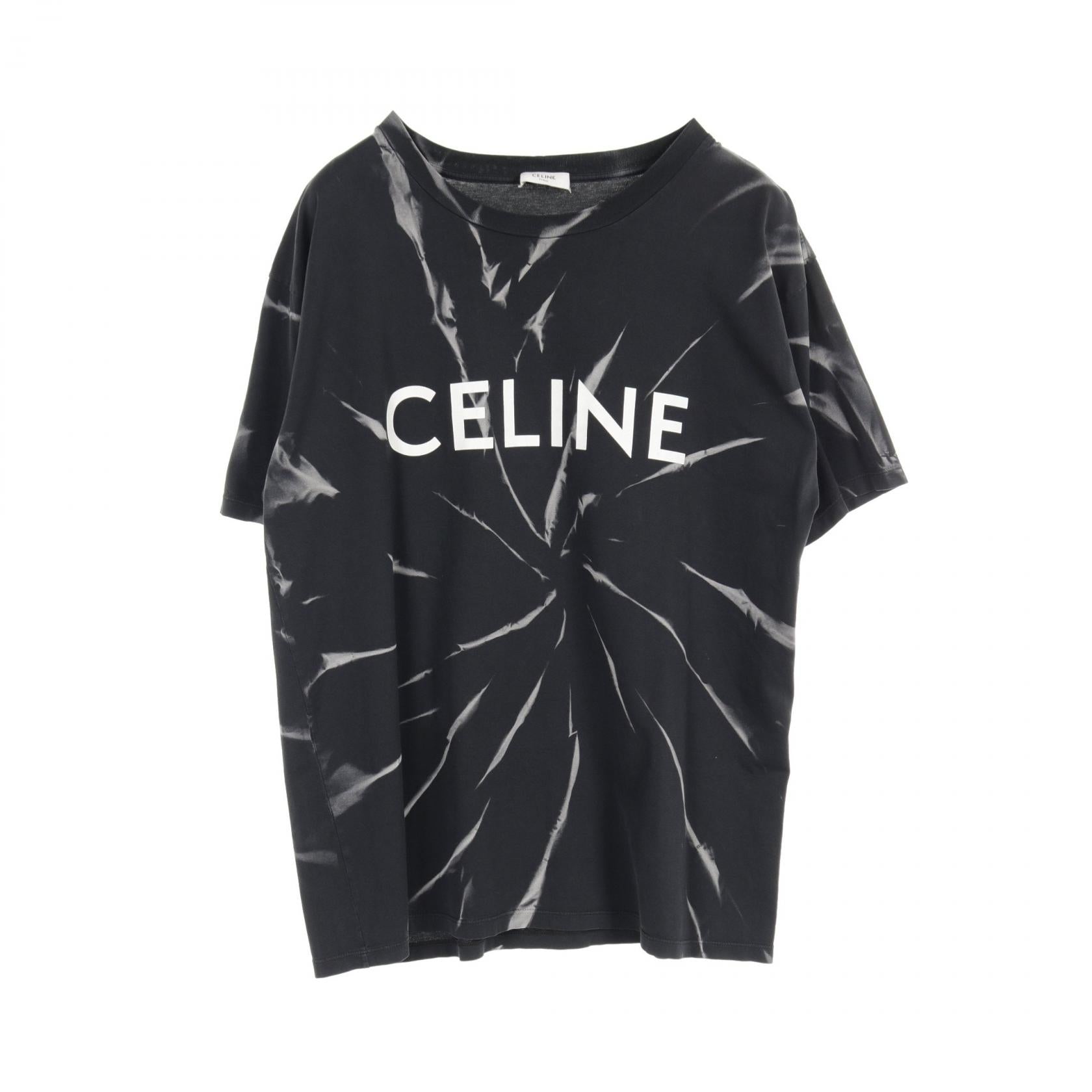 Celine Cotton T-Shirt Black 2X820643O