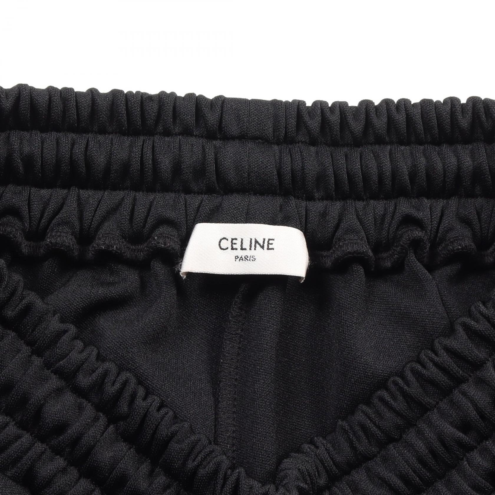 Celine Polyester Pants Black 2Z144121O