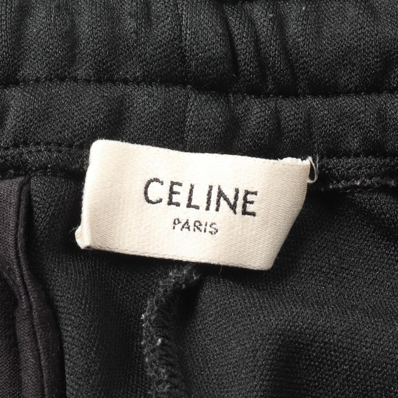 Celine Polyester Pants Black 2Z091121O