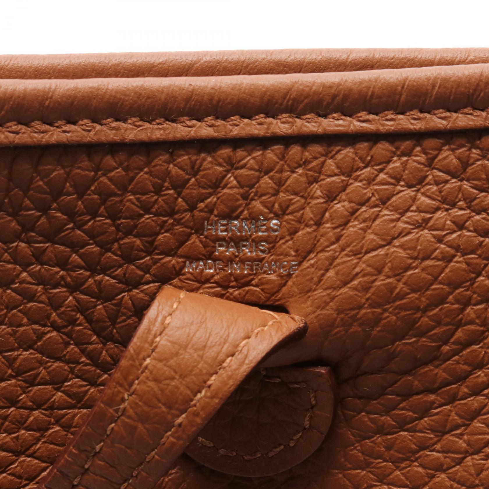 Hermes Evelyne TPM Shoulder Bag Brown