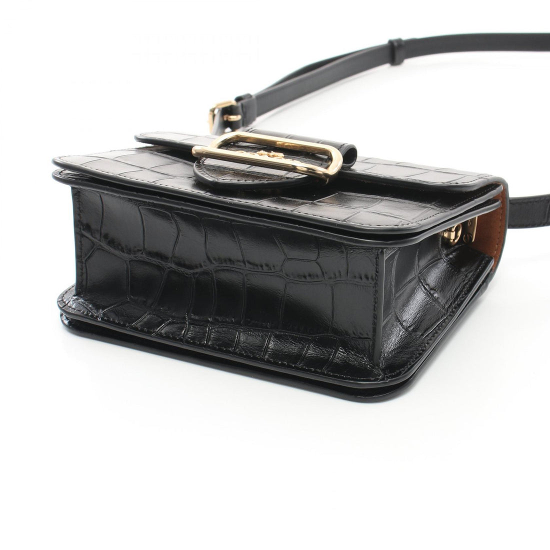 Coach Morgan Leather Crossbody Bag Black