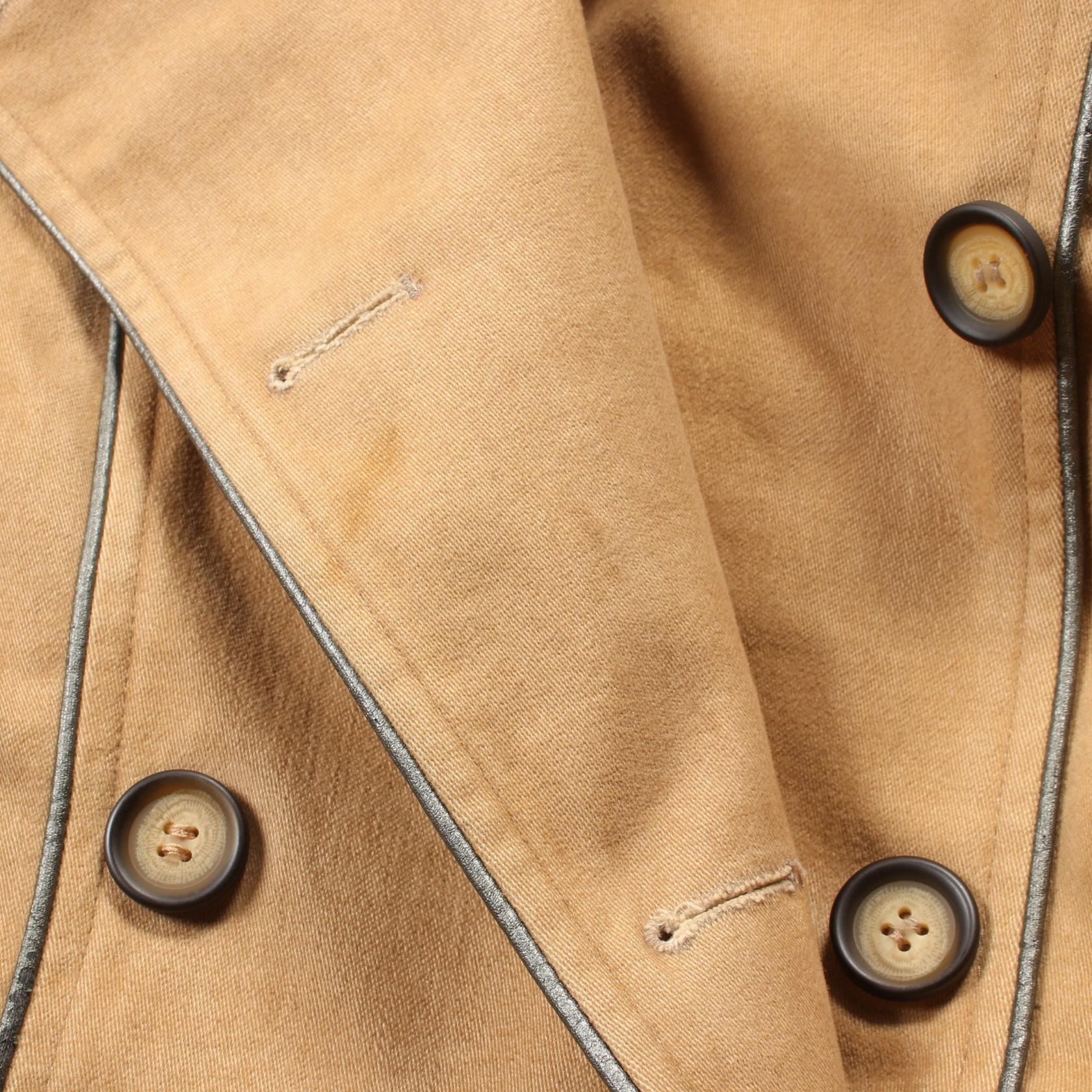 GRACE CONTINENTAL Cotton Trench Coat Beige