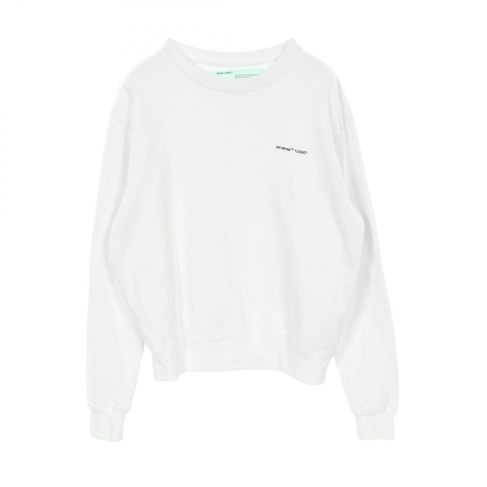 Off-White Logo Cotton Sweatshirt OMBA025S19D25022