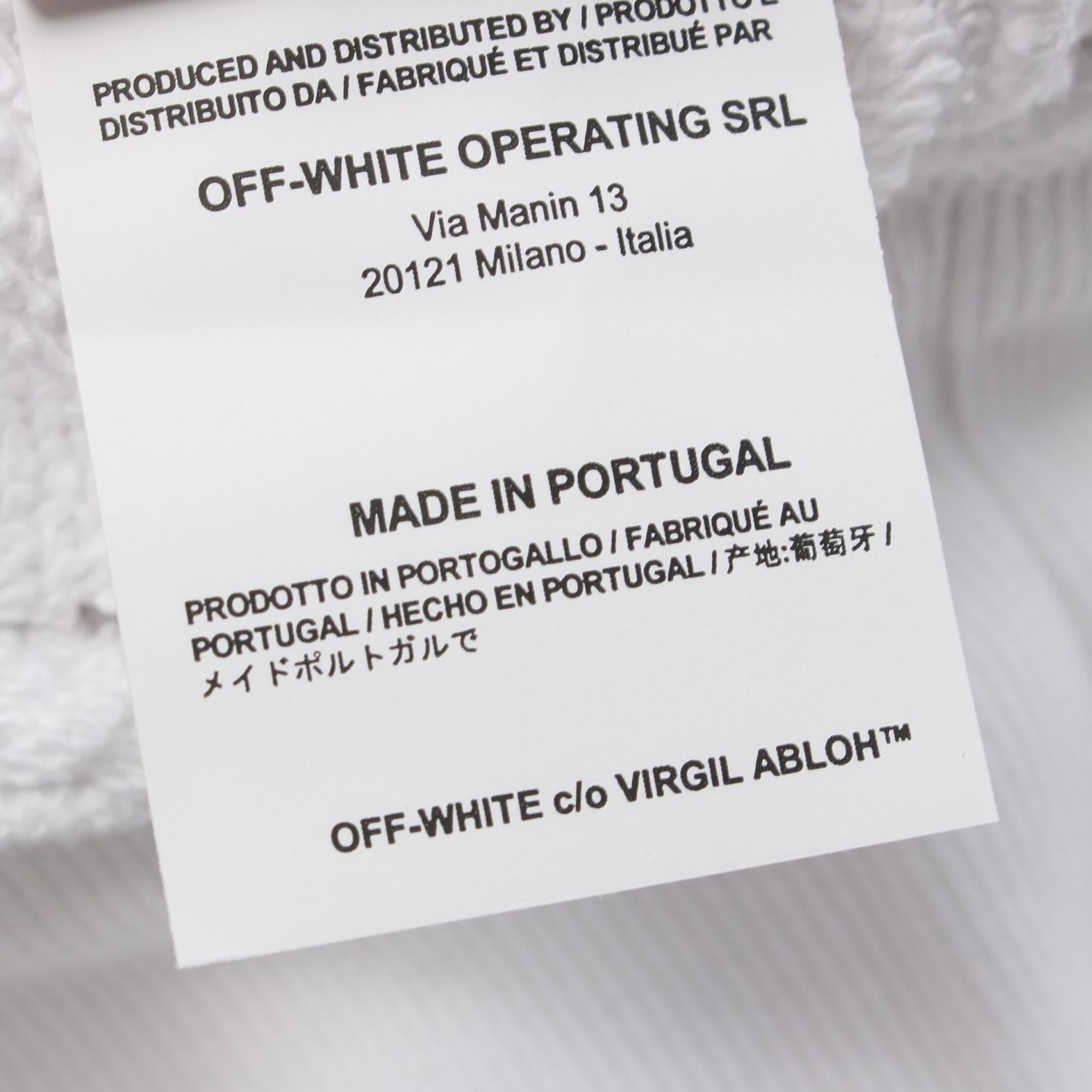 Off-White Logo Cotton Sweatshirt OMBA025S19D25022