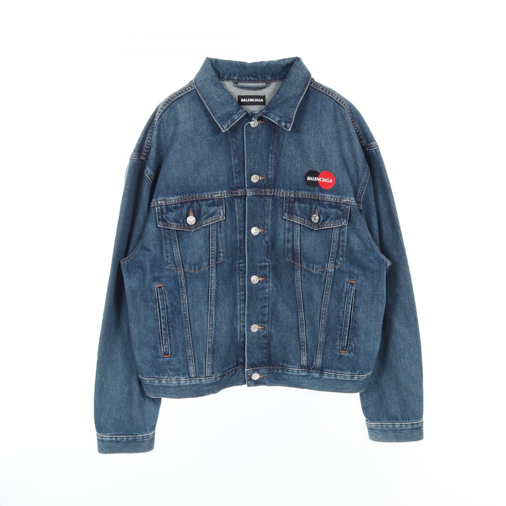 Balenciaga Denim Jacket Cotton Blue