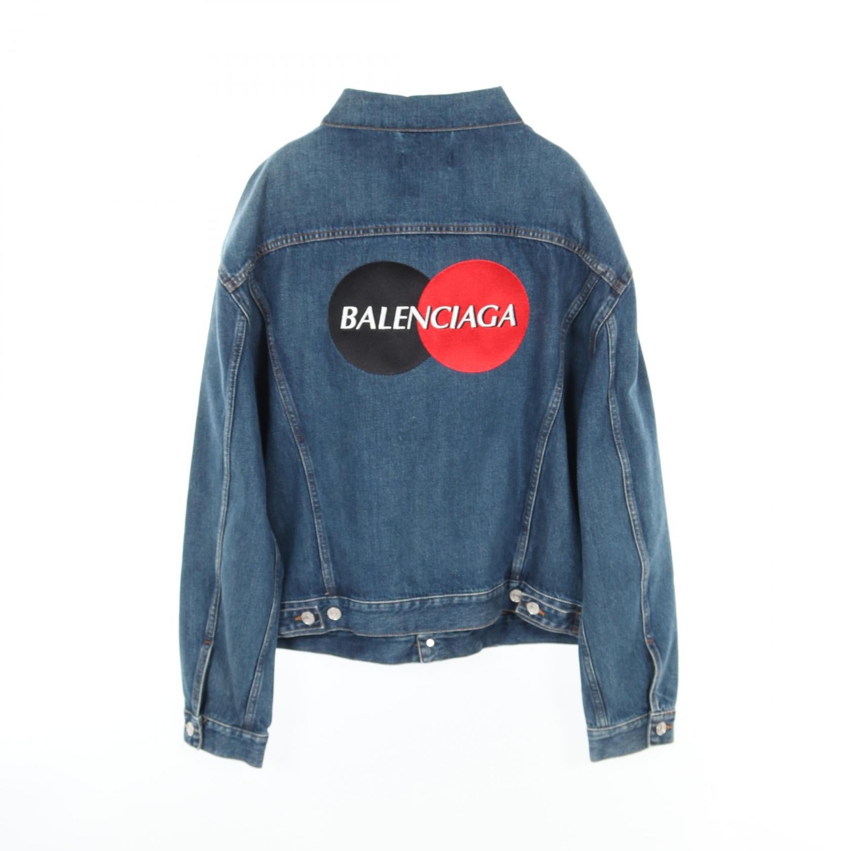 Balenciaga Denim Jacket Cotton Blue