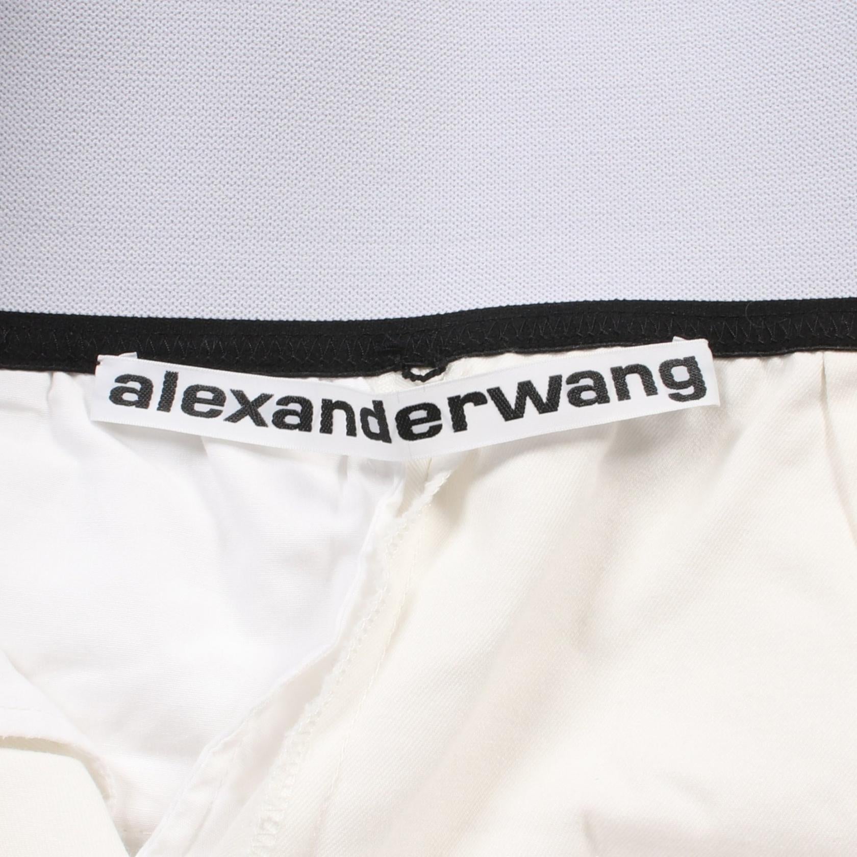 Alexander Wang Carrot Trousers Cotton Nylon