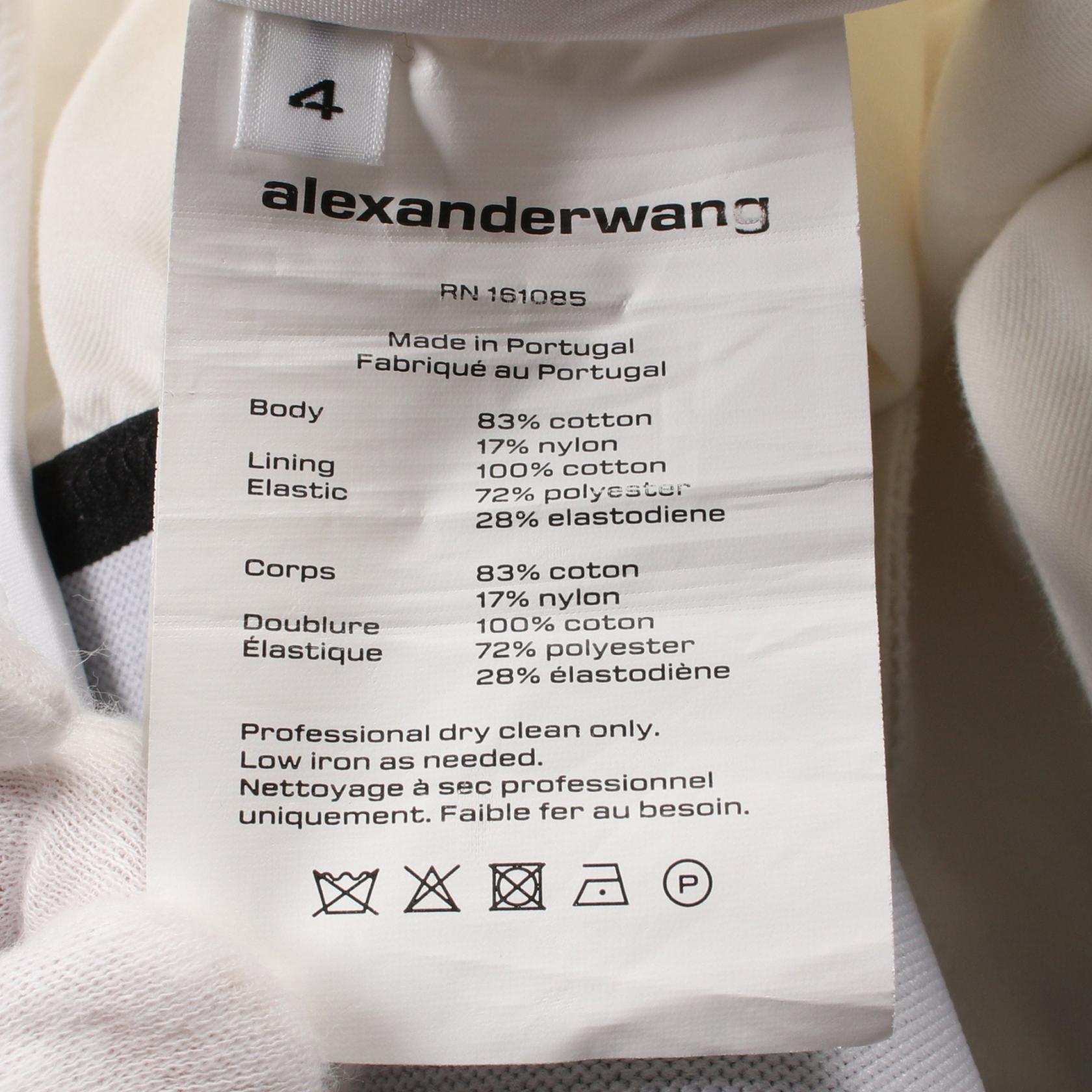 Alexander Wang Carrot Trousers Cotton Nylon