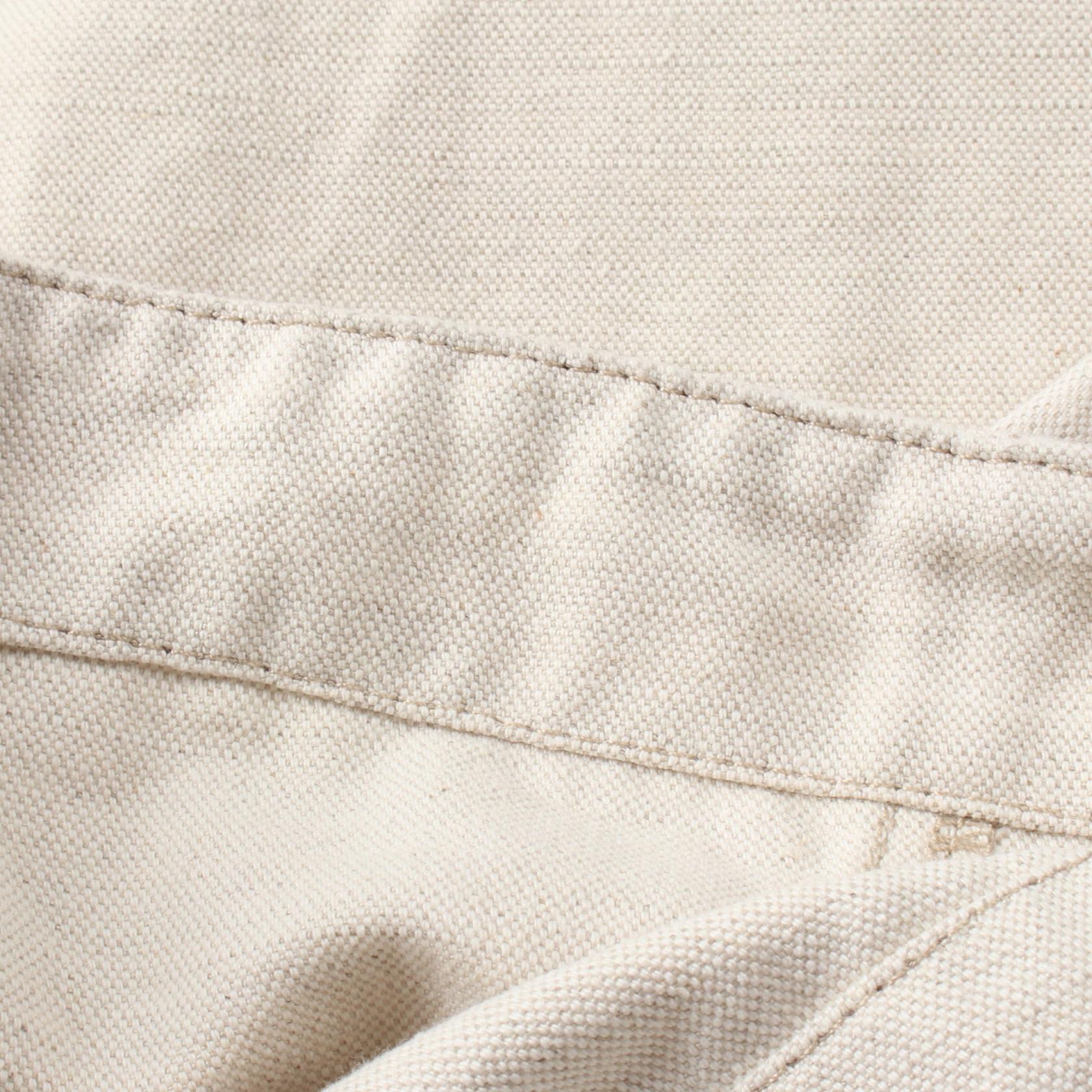 Loewe Cotton Fabric Pants Ivory