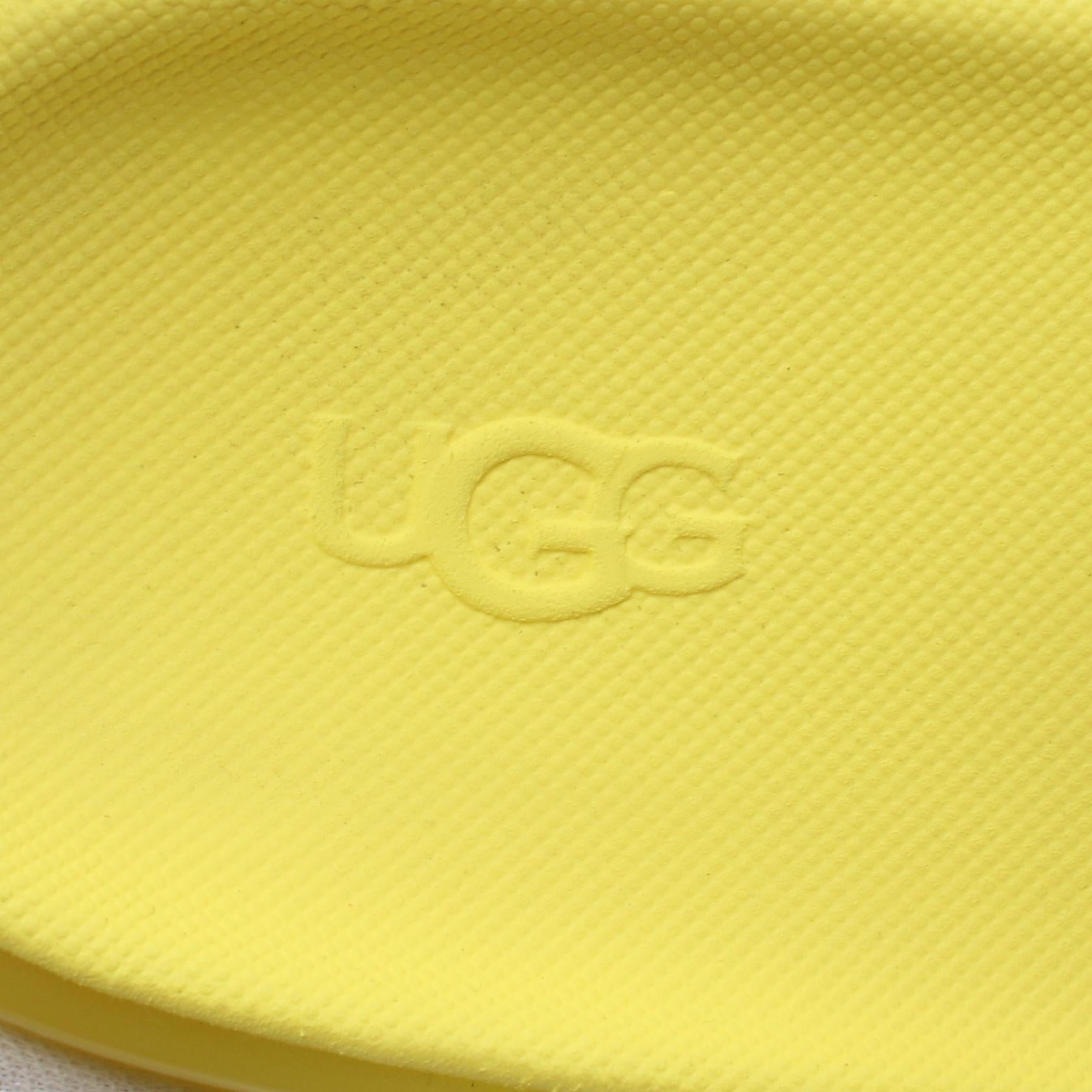 UGG JELLA CLEAR SLIDE Sandals PVC Canvas