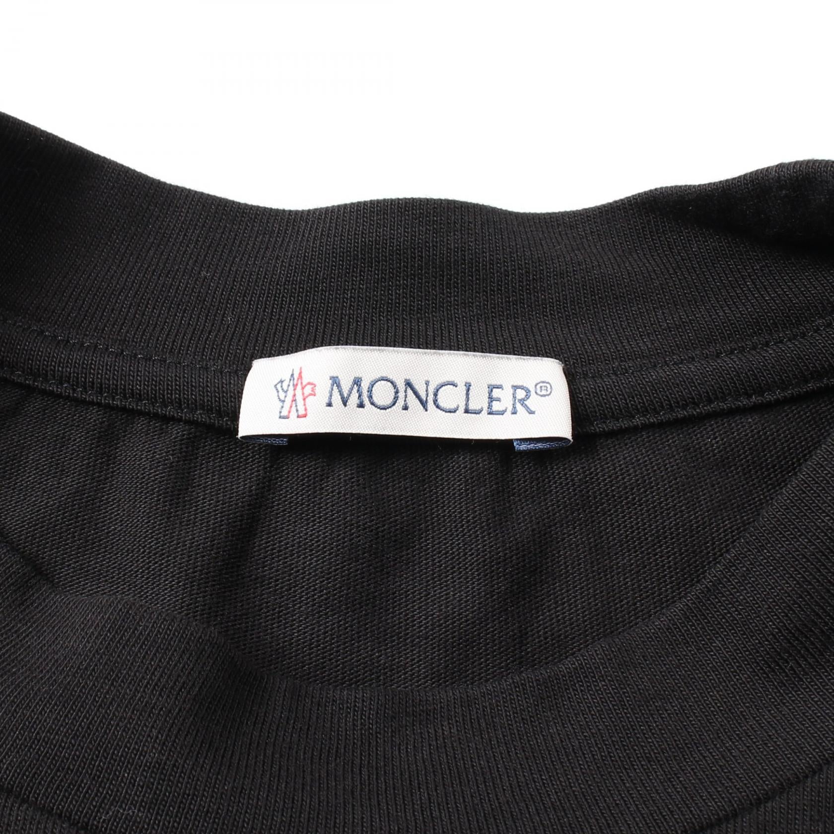 Moncler Cotton T-Shirt Black 8D00004