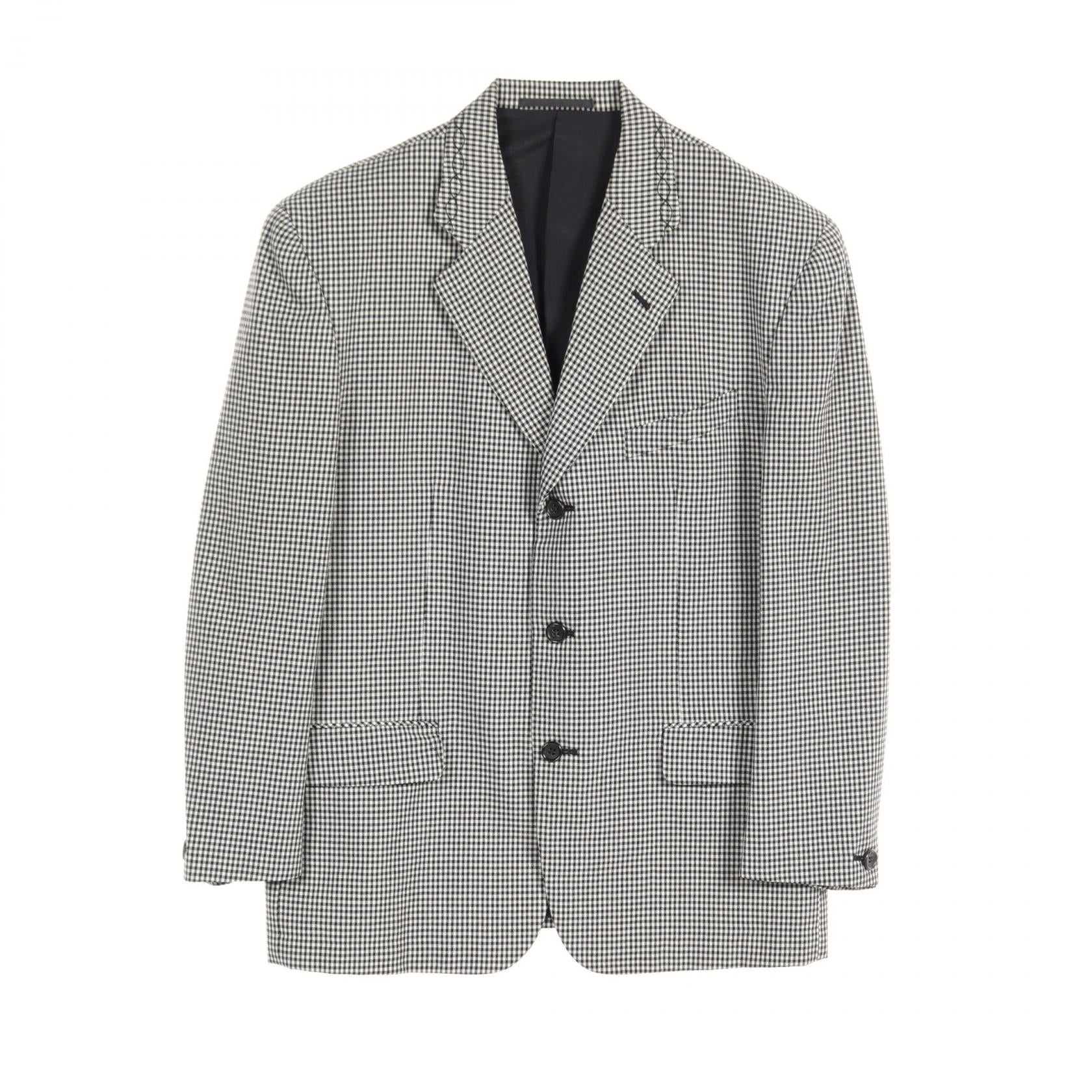 COMME des GARCONS Wool Tailored Jacket Black/Ivory