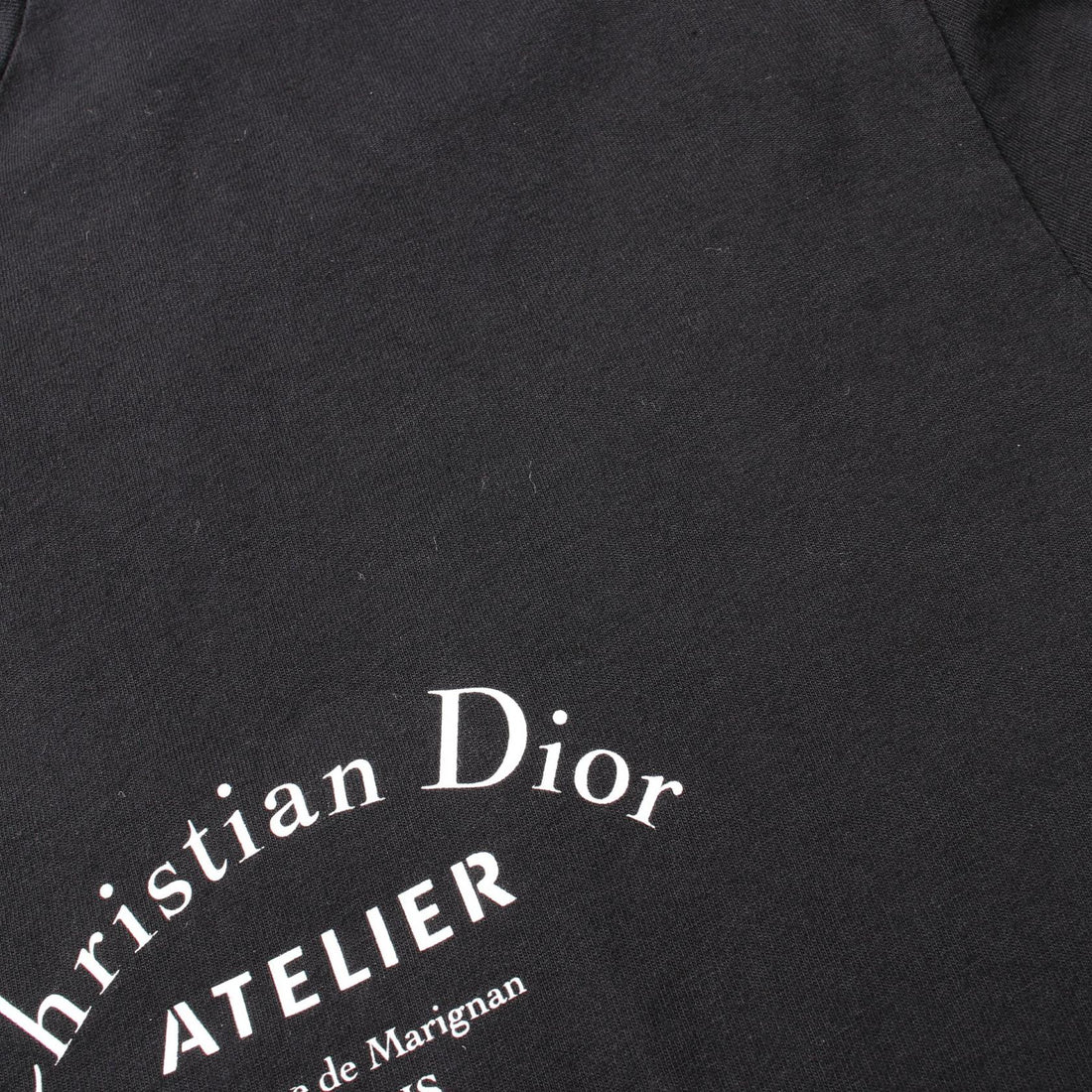 Dior Homme Atelier Cotton Top Black