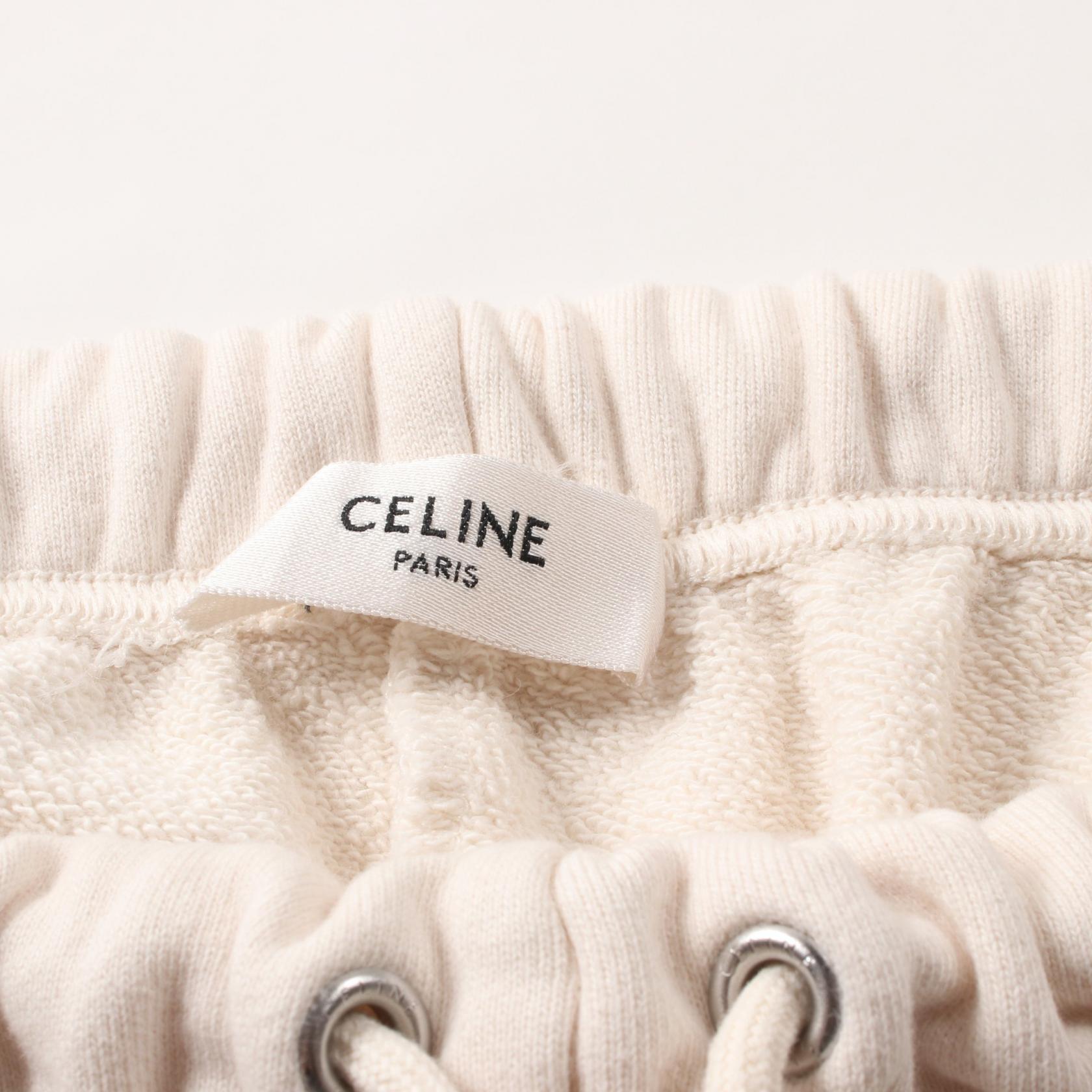 Celine Cotton Pants Ivory 2Z063670Q.01CB