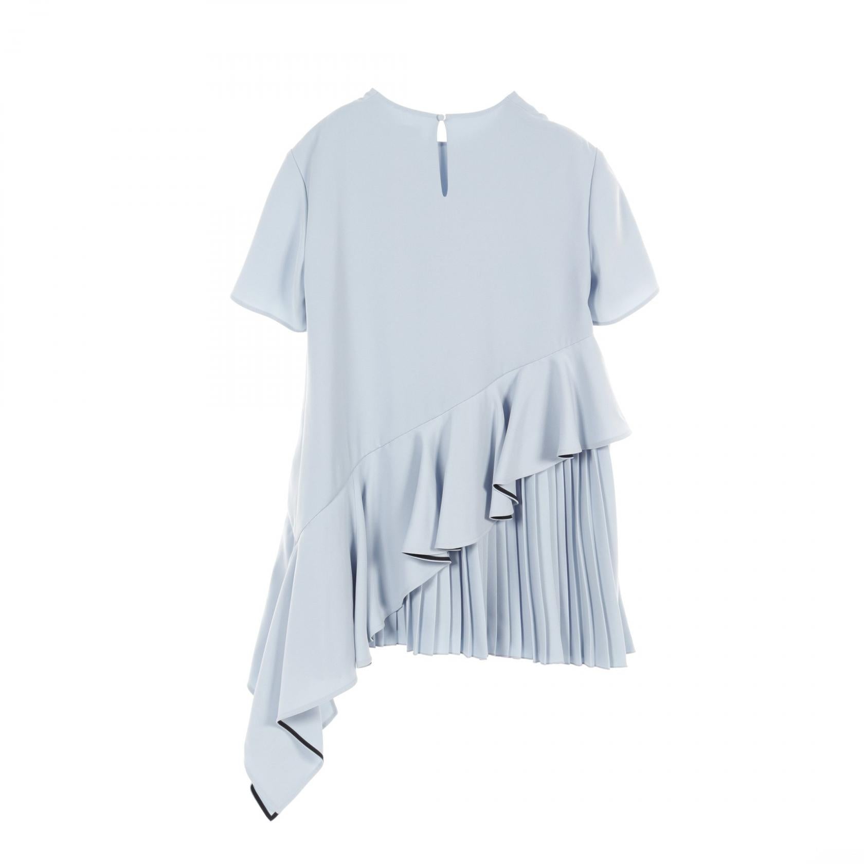 ADEAM Polyester Tunic Top Blue