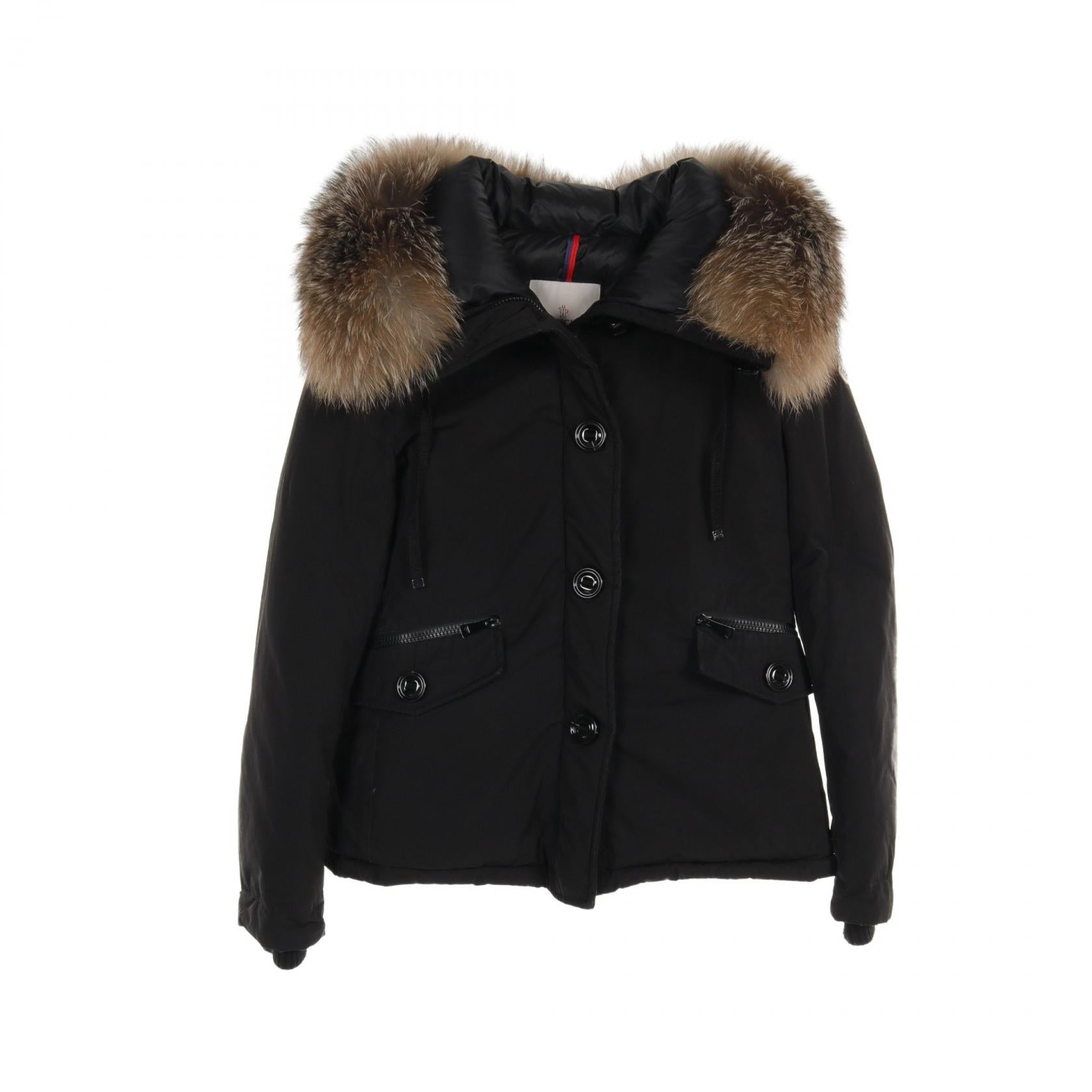 Moncler MALUS Down Jacket Polyester Black