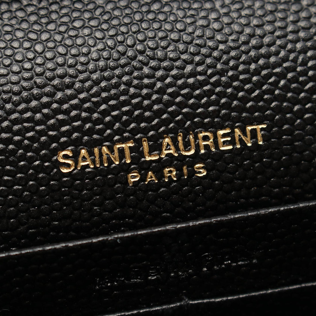 Yves Saint Laurent Leather Monogram Shoulder Bag