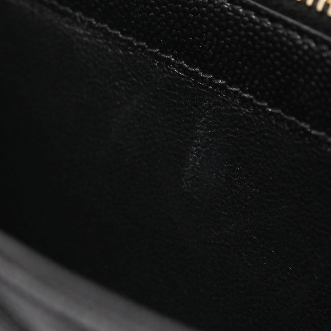 Yves Saint Laurent Leather Monogram Shoulder Bag