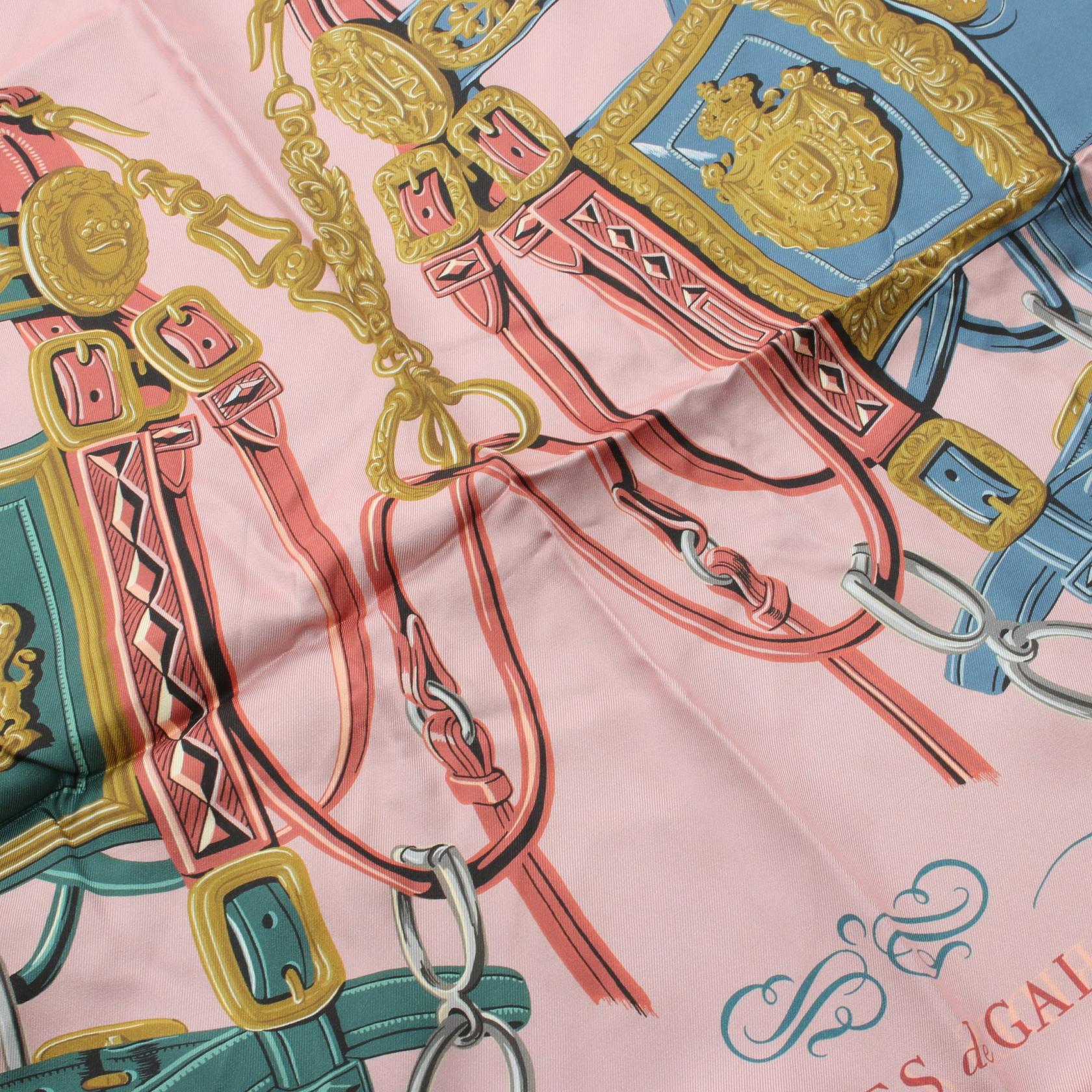 Hermes Silk Scarf BRIDES de GALA