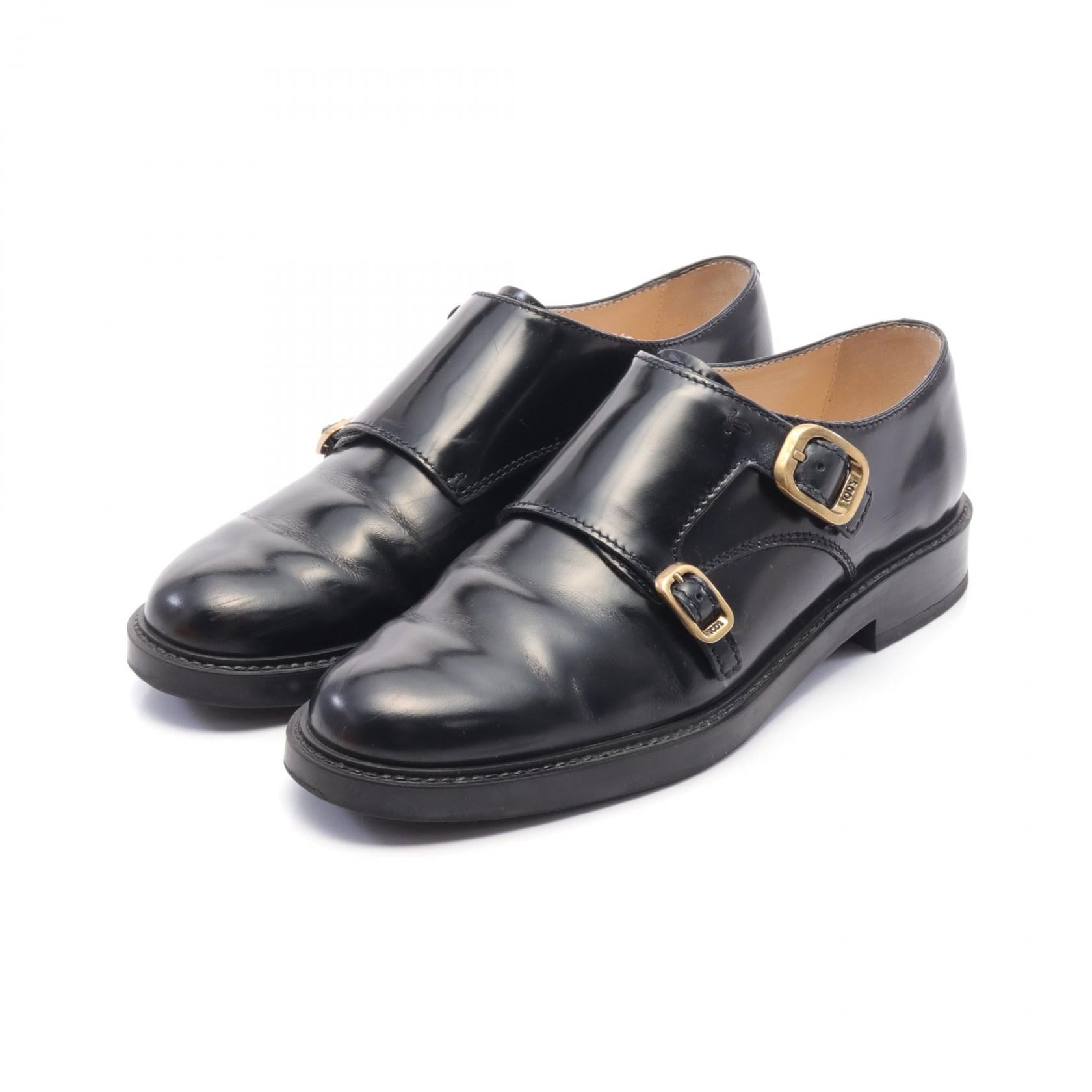 Tod's Leather Dress Shoes Black