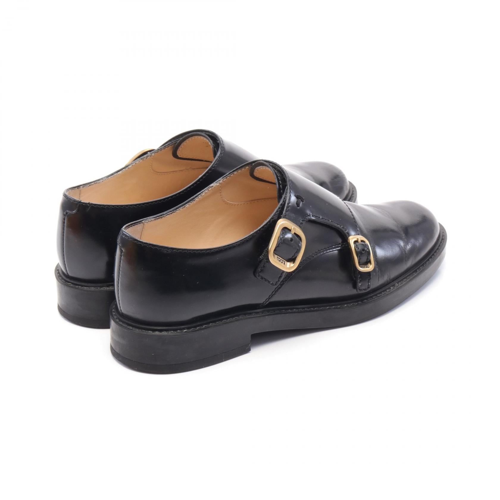 Tod's Leather Dress Shoes Black