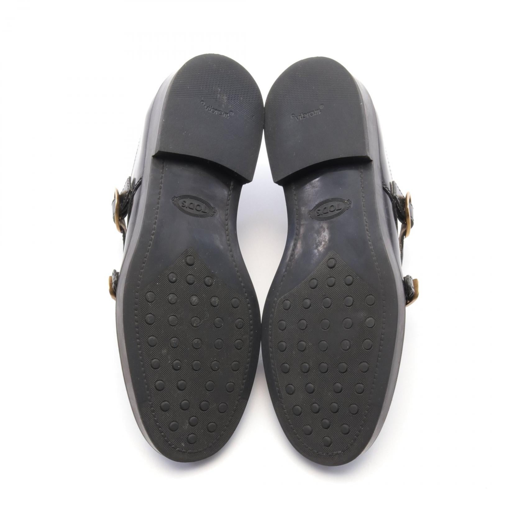 Tod's Leather Dress Shoes Black