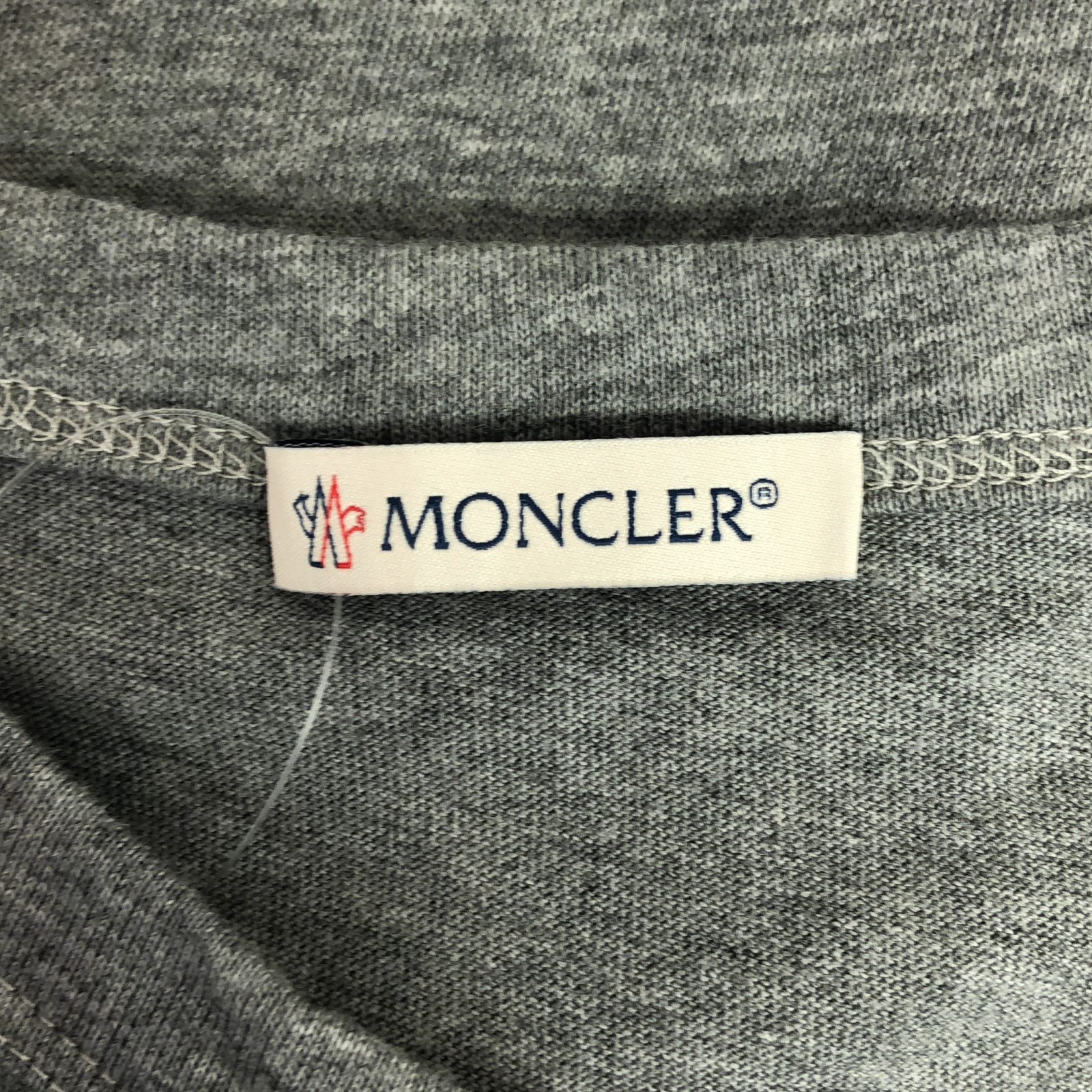 Moncler Cotton Short Sleeve T-Shirt Gray