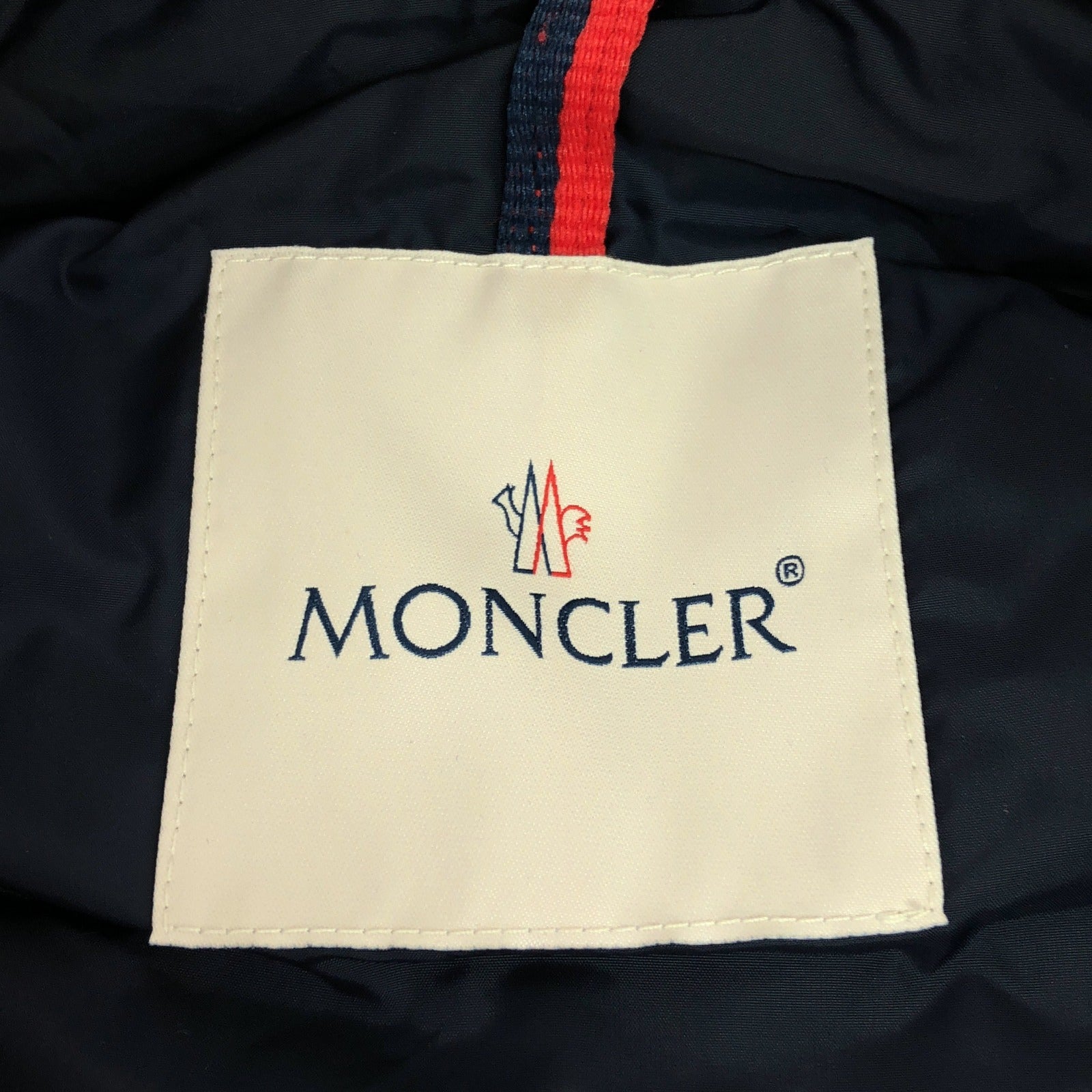 Moncler Kids Nylon Down Vest Navy