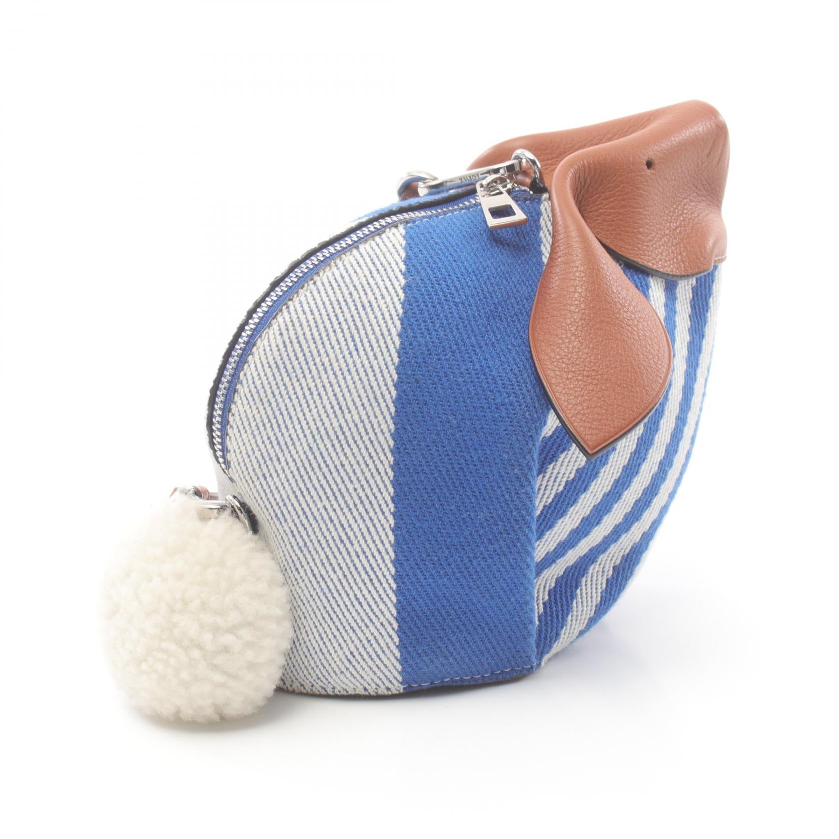 Loewe Bunny Mini Bag Canvas Leather Crossbody