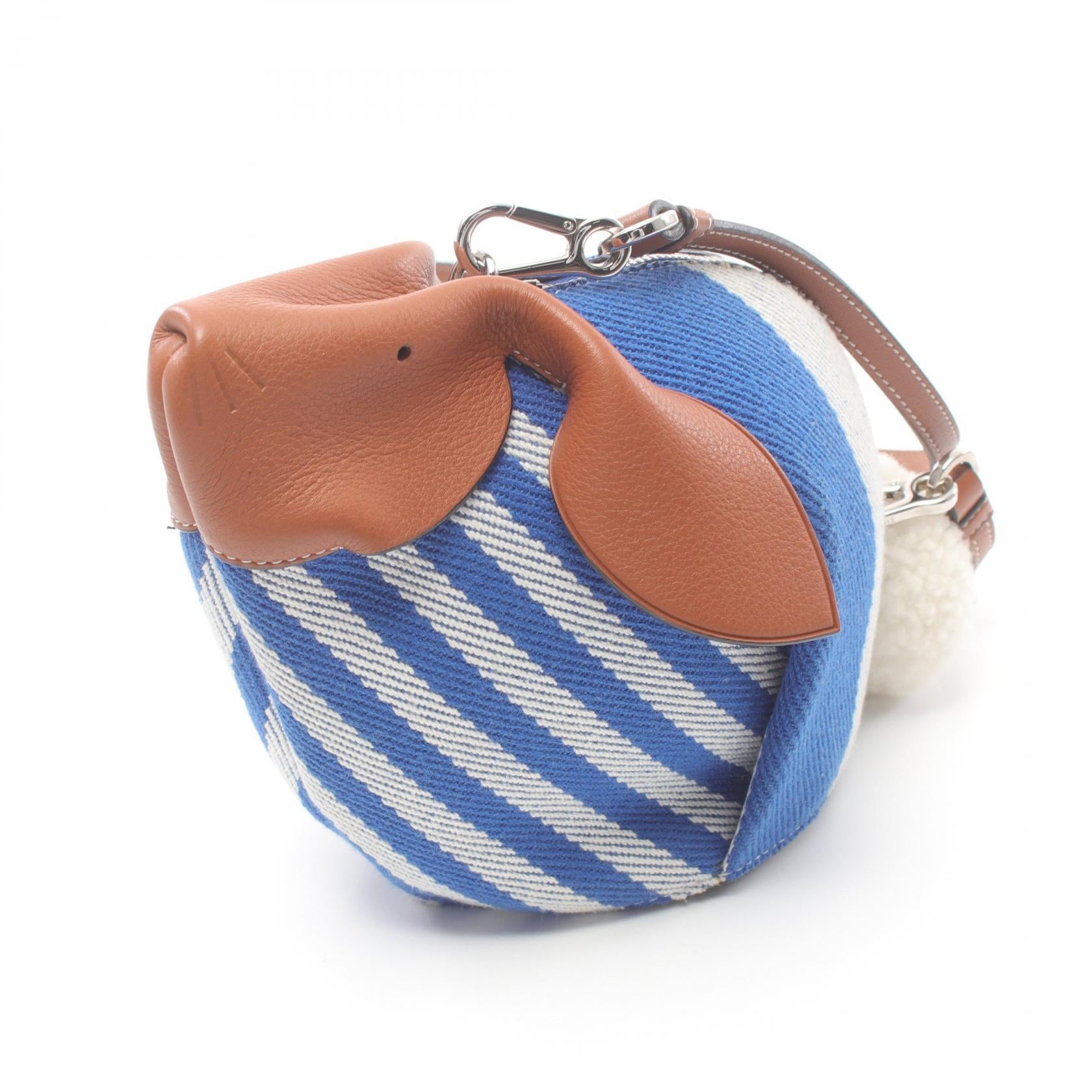 Loewe Bunny Mini Bag Canvas Leather Crossbody