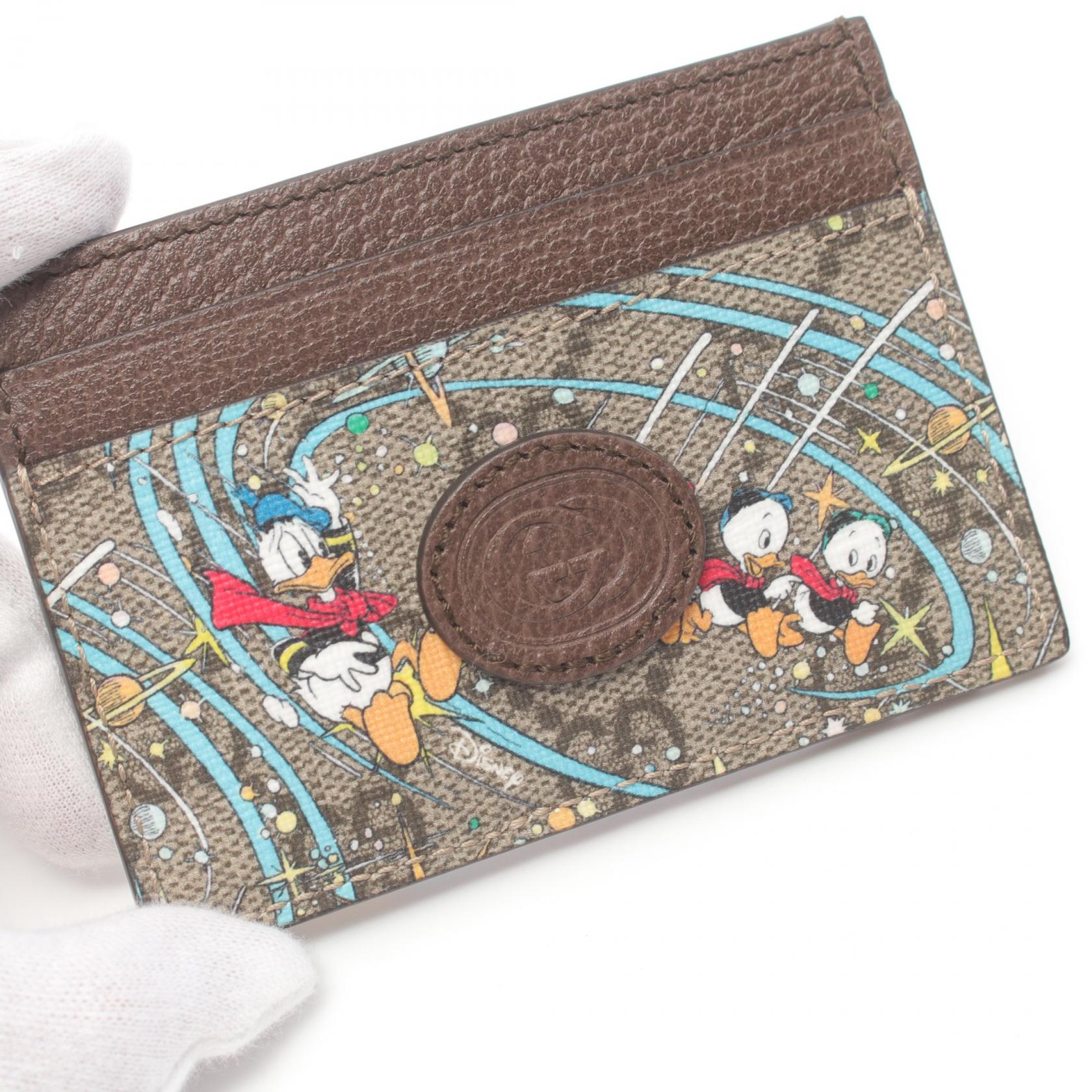 Gucci Disney Donald Duck GG Supreme Card Case