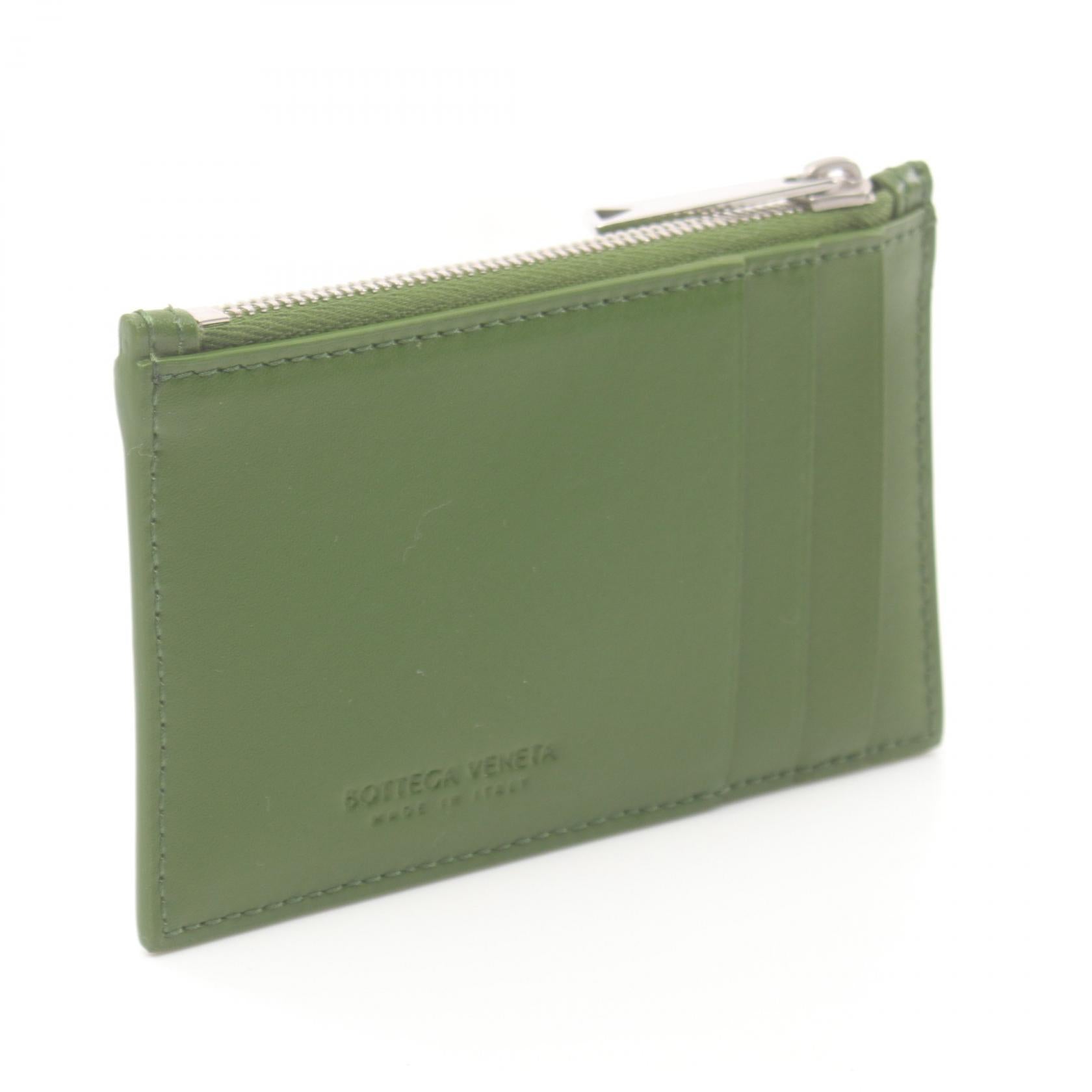 Bottega Veneta Leather Cassette Card Case