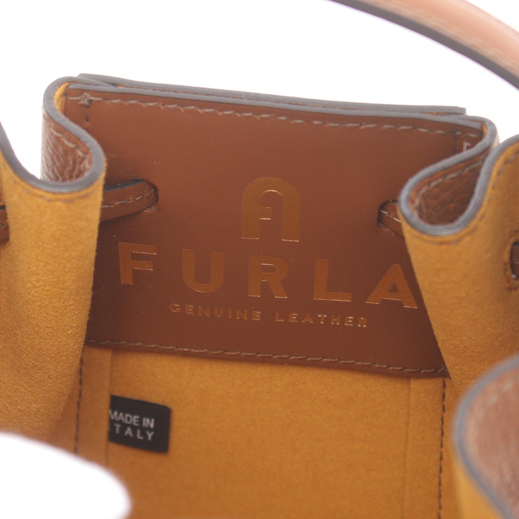 Furla MIASTELLA Mini Bucket Bag Leather Brown