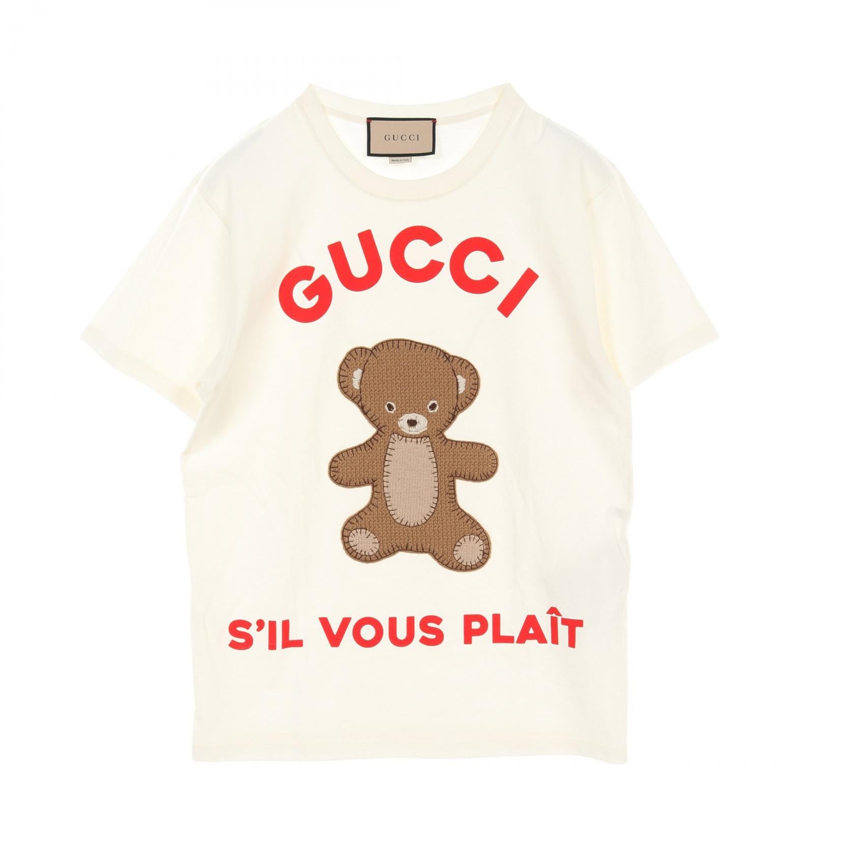 Gucci Teddy Bear Patch Cotton Top