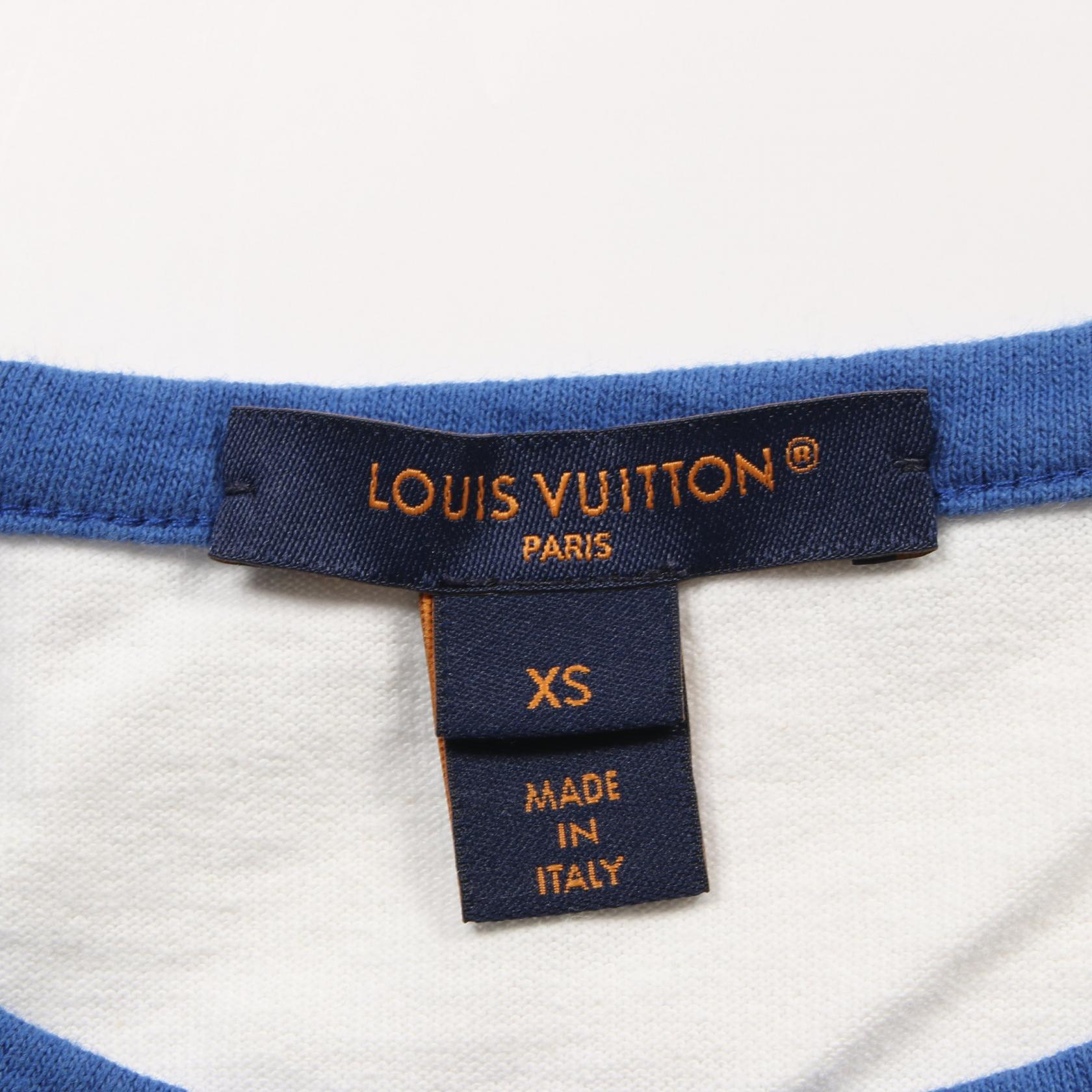 Louis Vuitton Cotton Top White/Blue