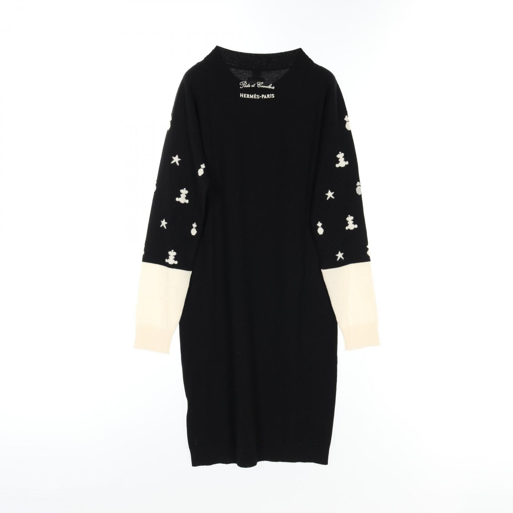 Hermes Cashmere Dress Poste et Cavalerie