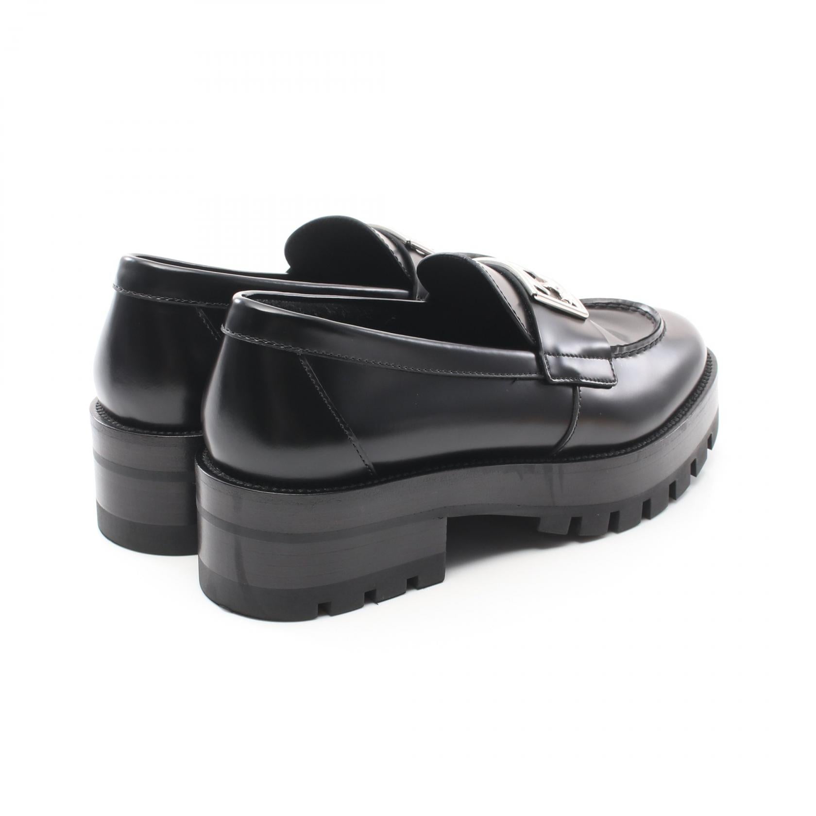 Chanel Leather Loafers Black G45156