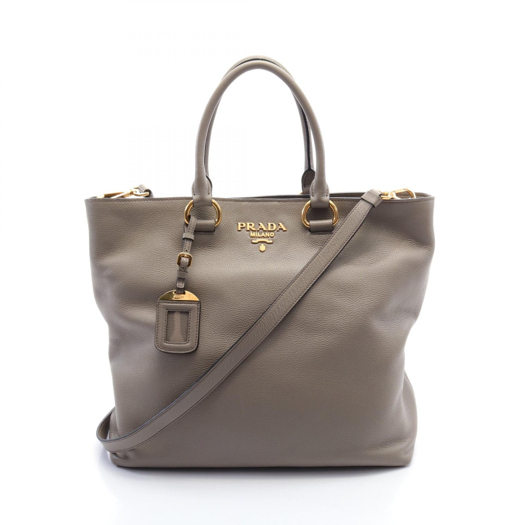 Prada VITELLO PHENIX Leather Tote Bag 1BG865