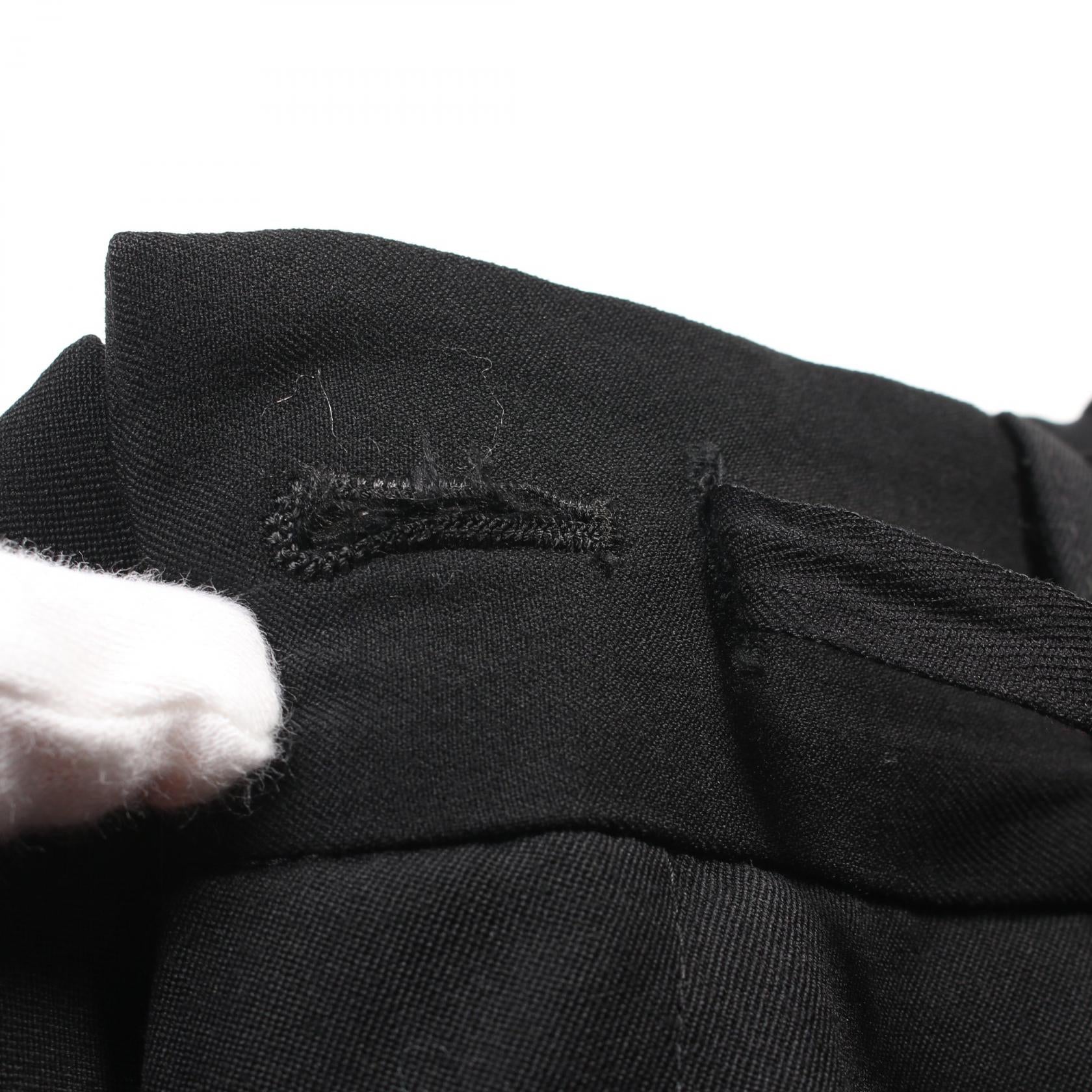 Yohji Yamamoto Wool Pants Black HD-P58-100