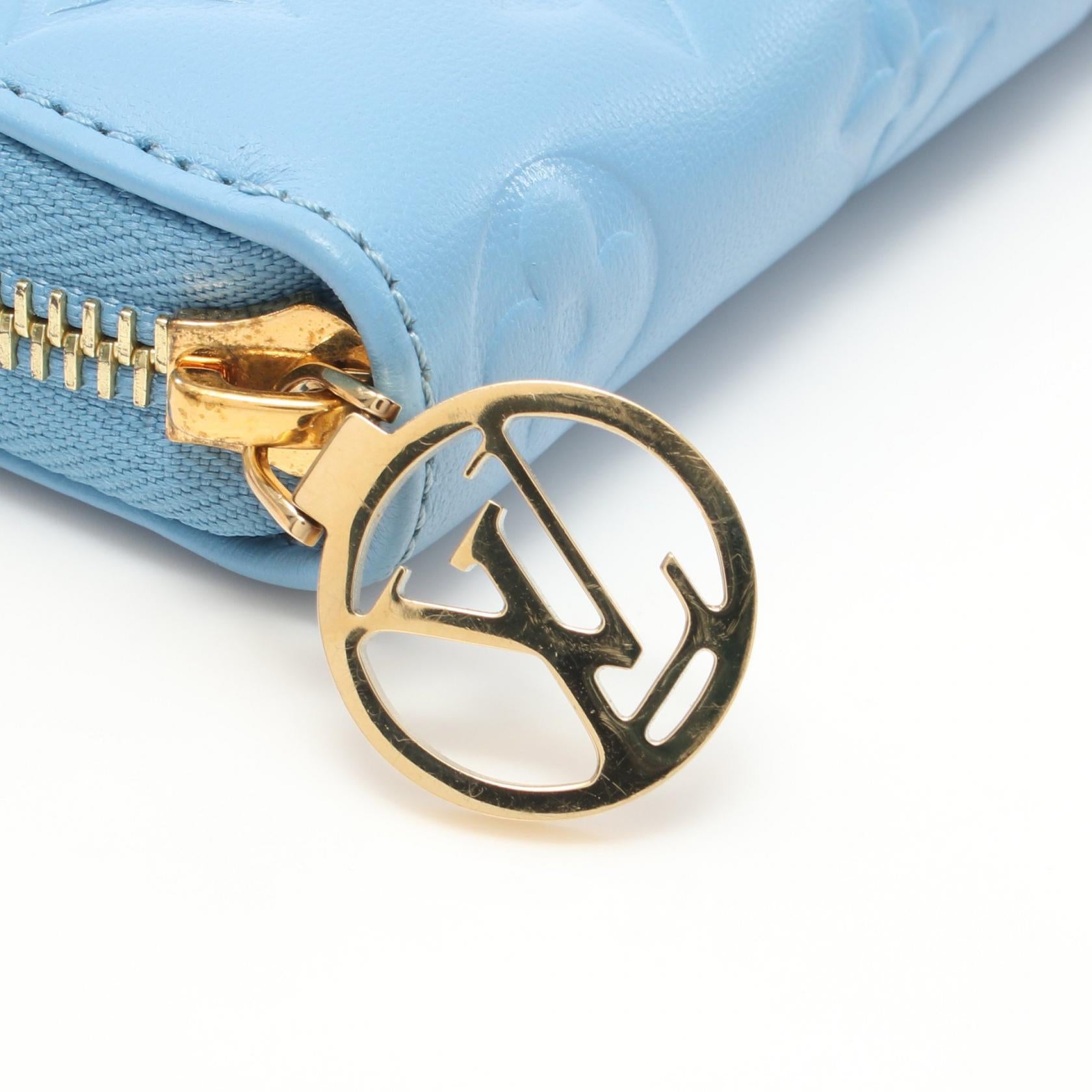 Louis Vuitton Zippy Wallet Monogram Blue M82051