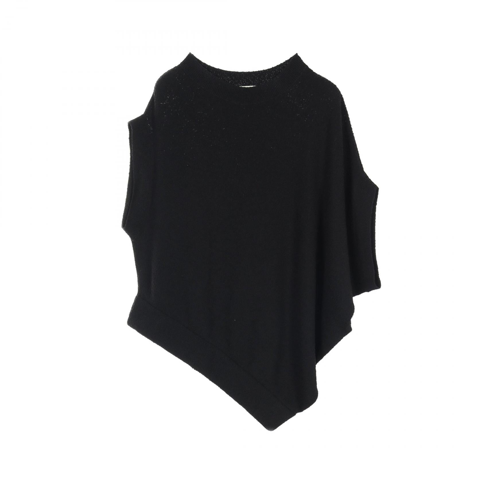 Fendi Rayon Knit Top Black